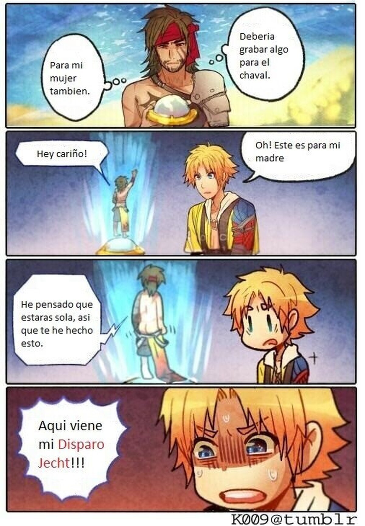 Como si Tidus no tuviera suficientes traumas...