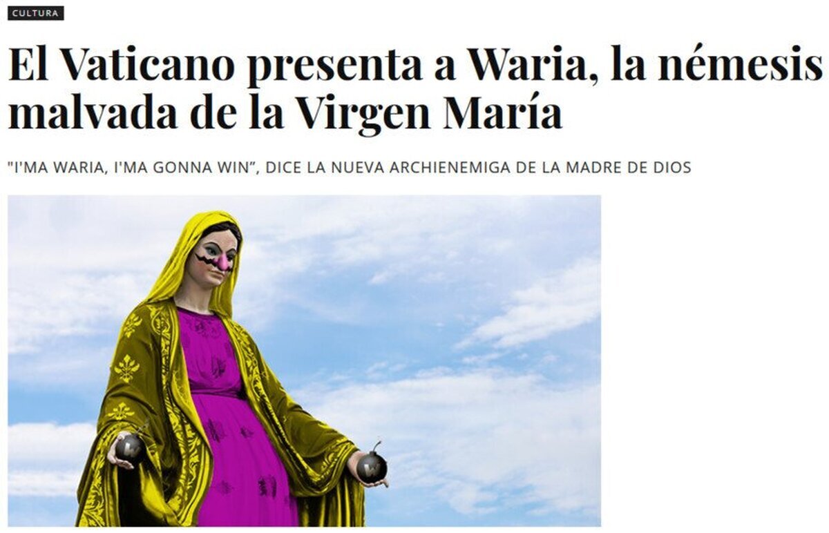 El Vaticano presenta a Waria, la némesis malvada de la Virgen María