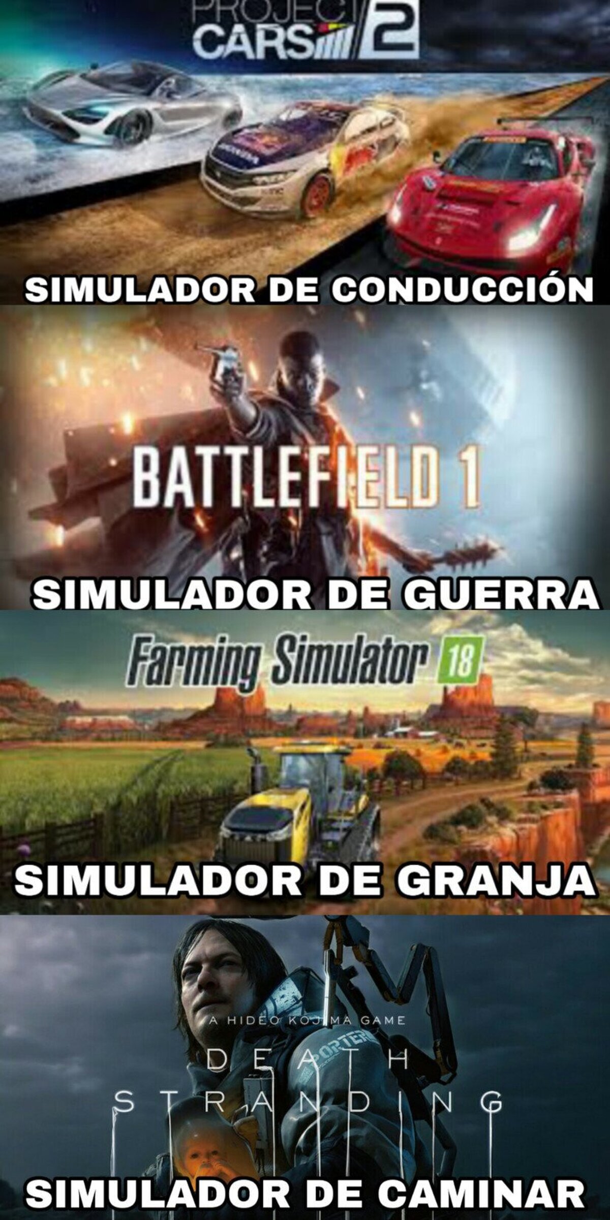 Y el siguiente será un simulador de estar quieto