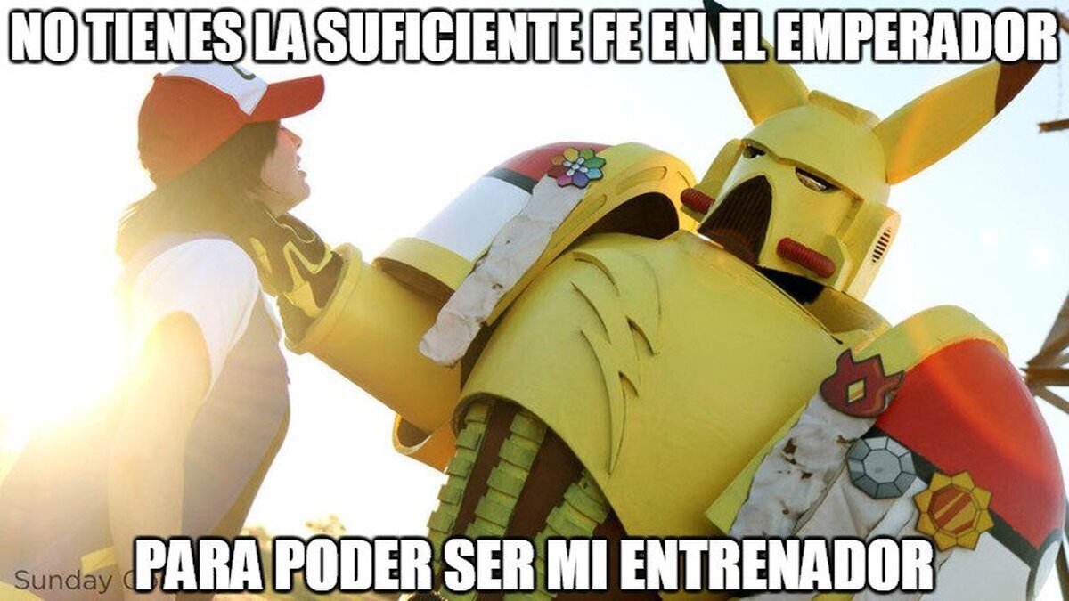 Tu falta de fe en el emperador me perturba  