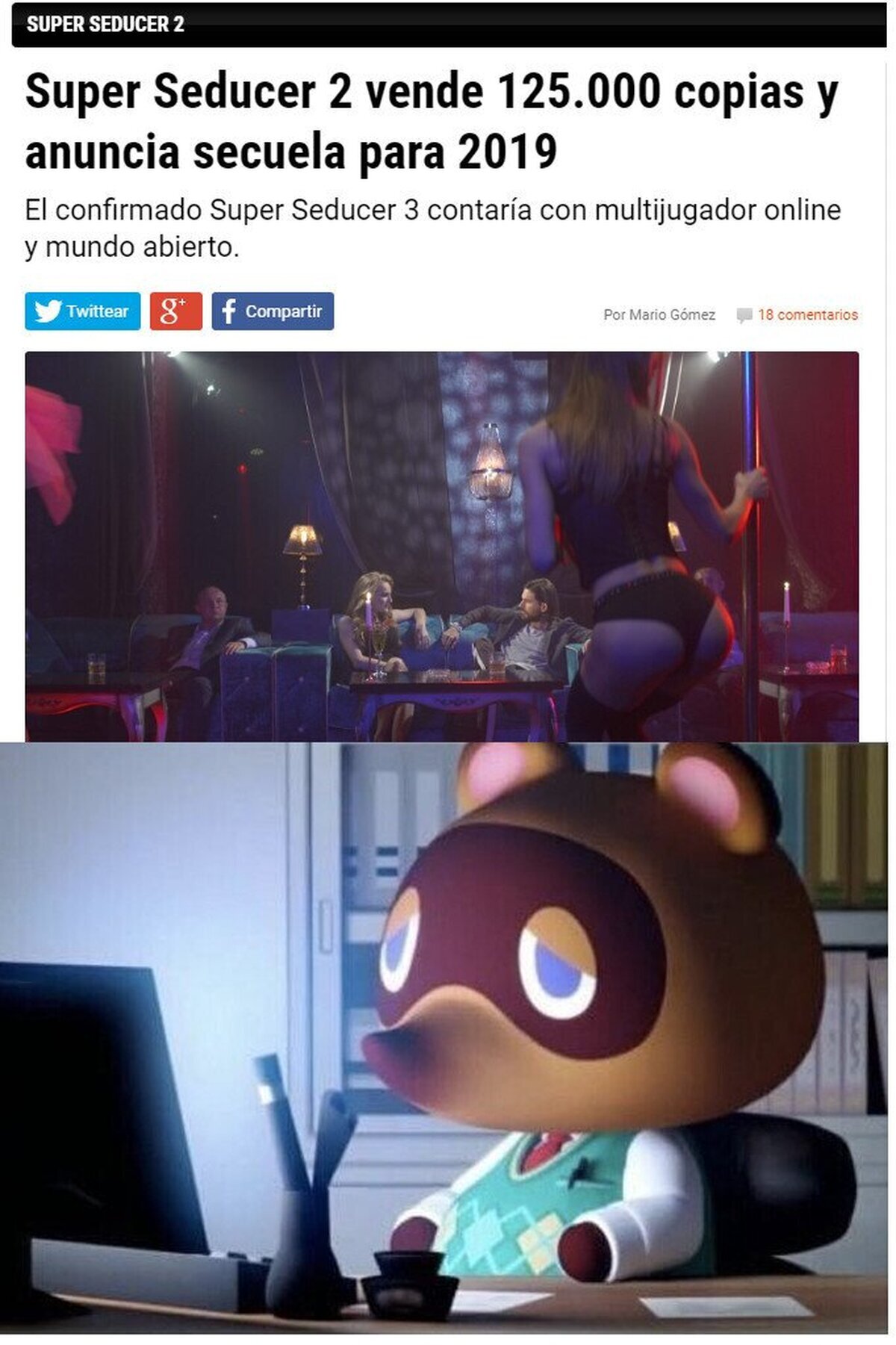 Mi reacción cuando veo secuelas de cosas como estas y no de obras maestras que llevan años congelada