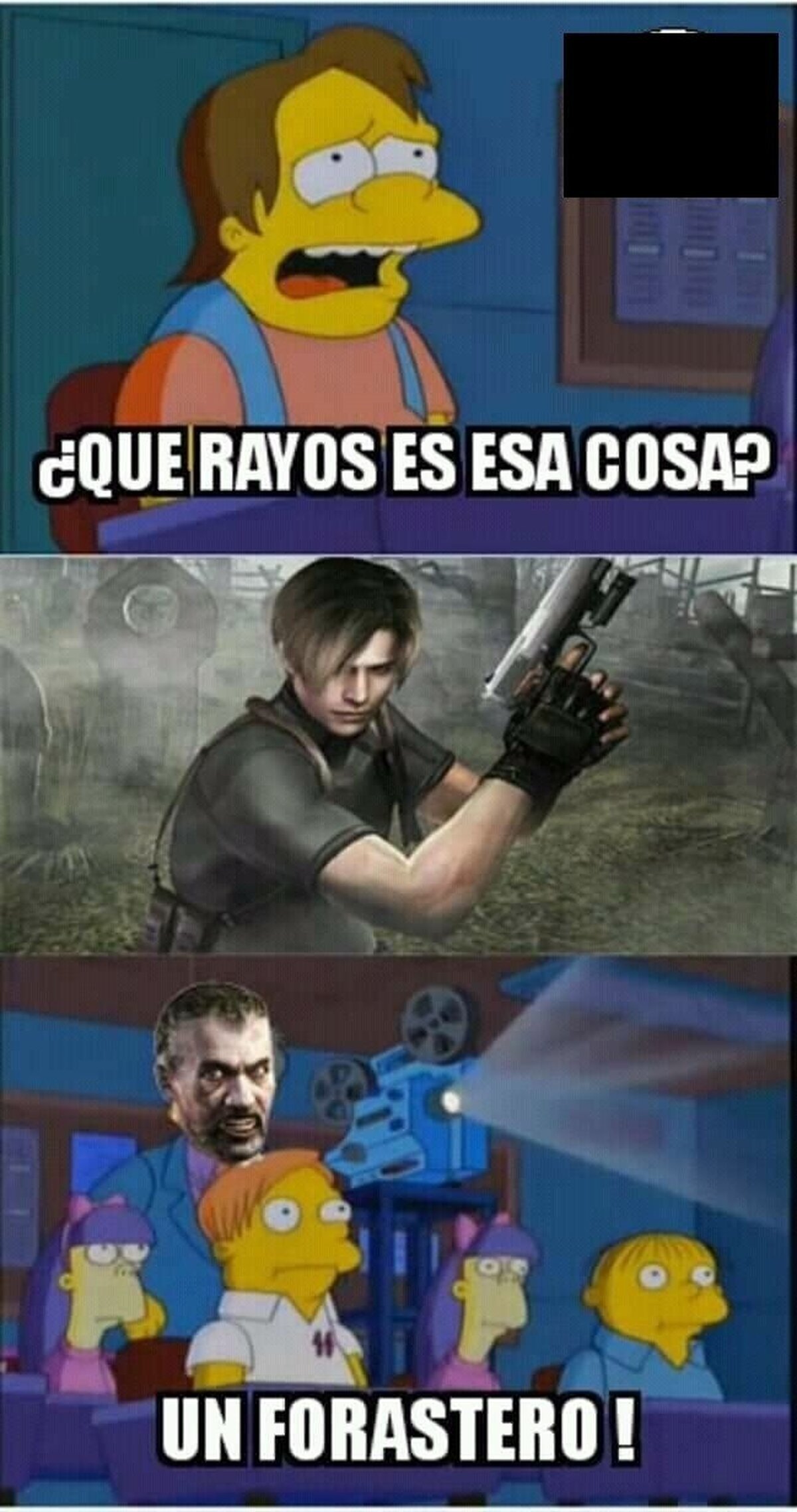 Cuando menos te lo esperas... ¡Está detrás de ti!