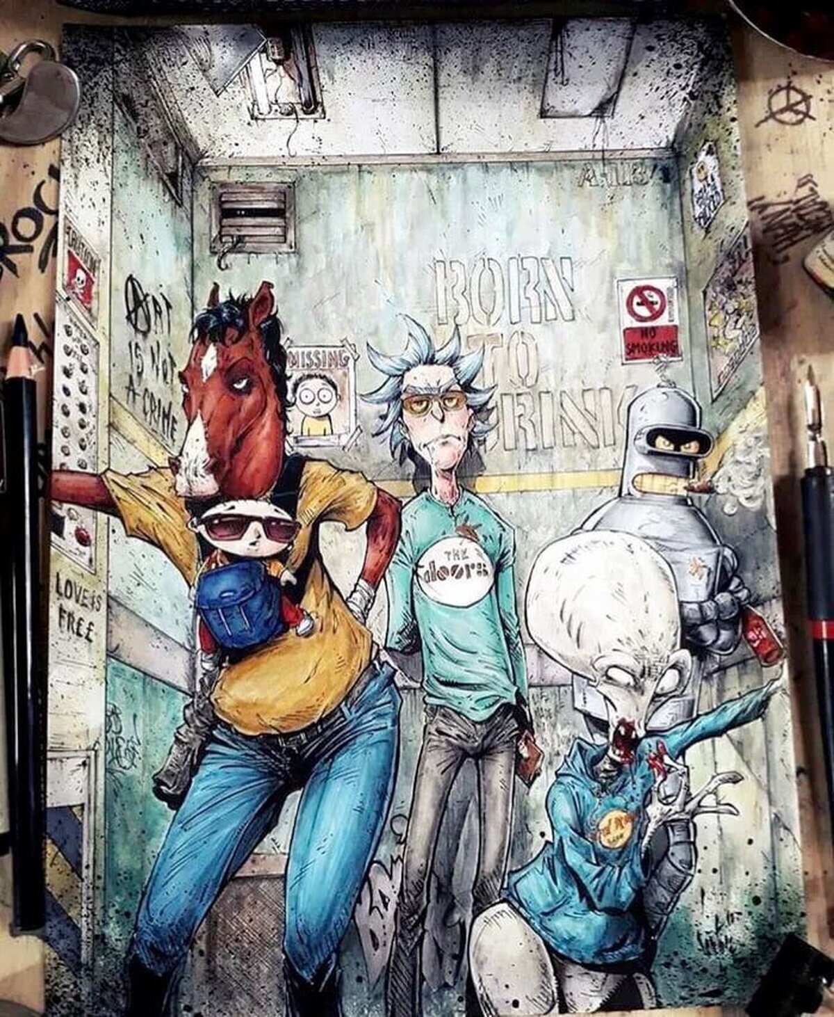 El crossover de animación irónica que el mundo necesita