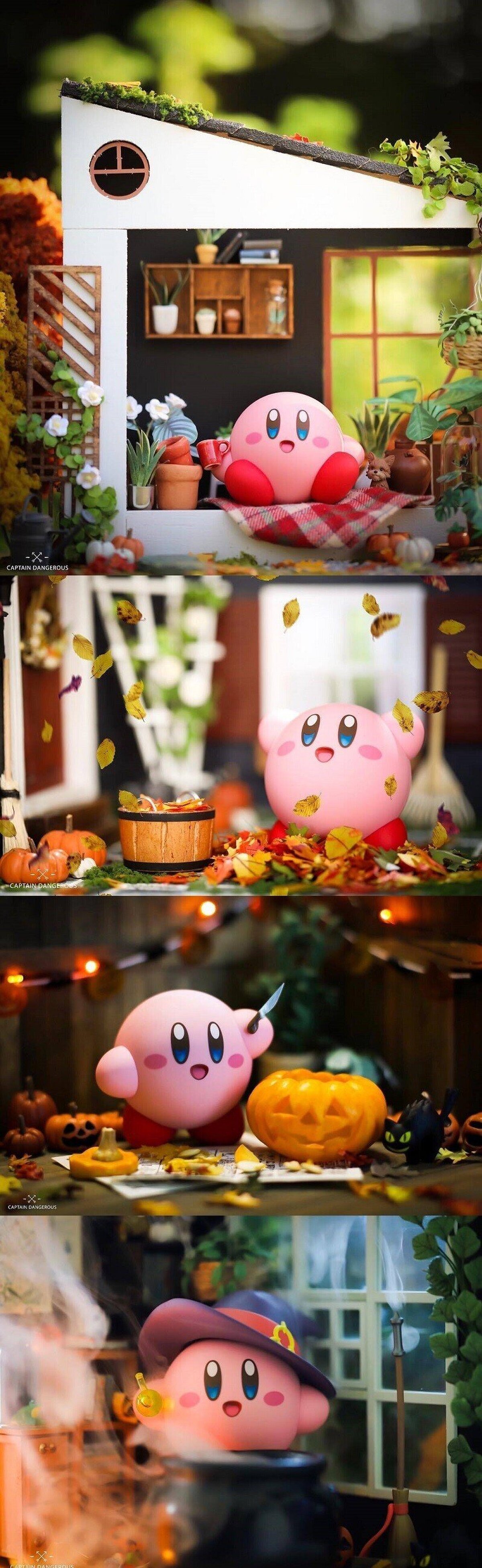 Feliz Halloween....posdata: kirby se comio a akko. Por Captain Dangerous 
