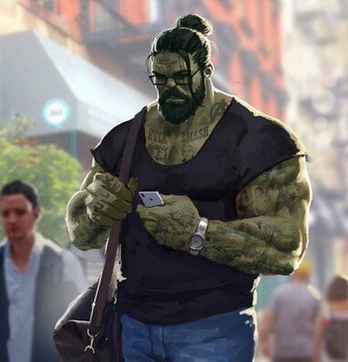 Si Hulk fuese un hipster