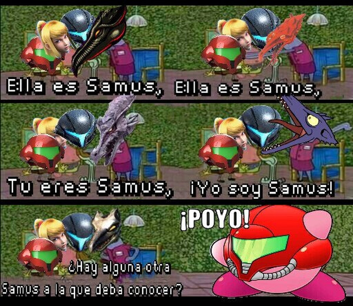 Ridley no puede con tantas Samus