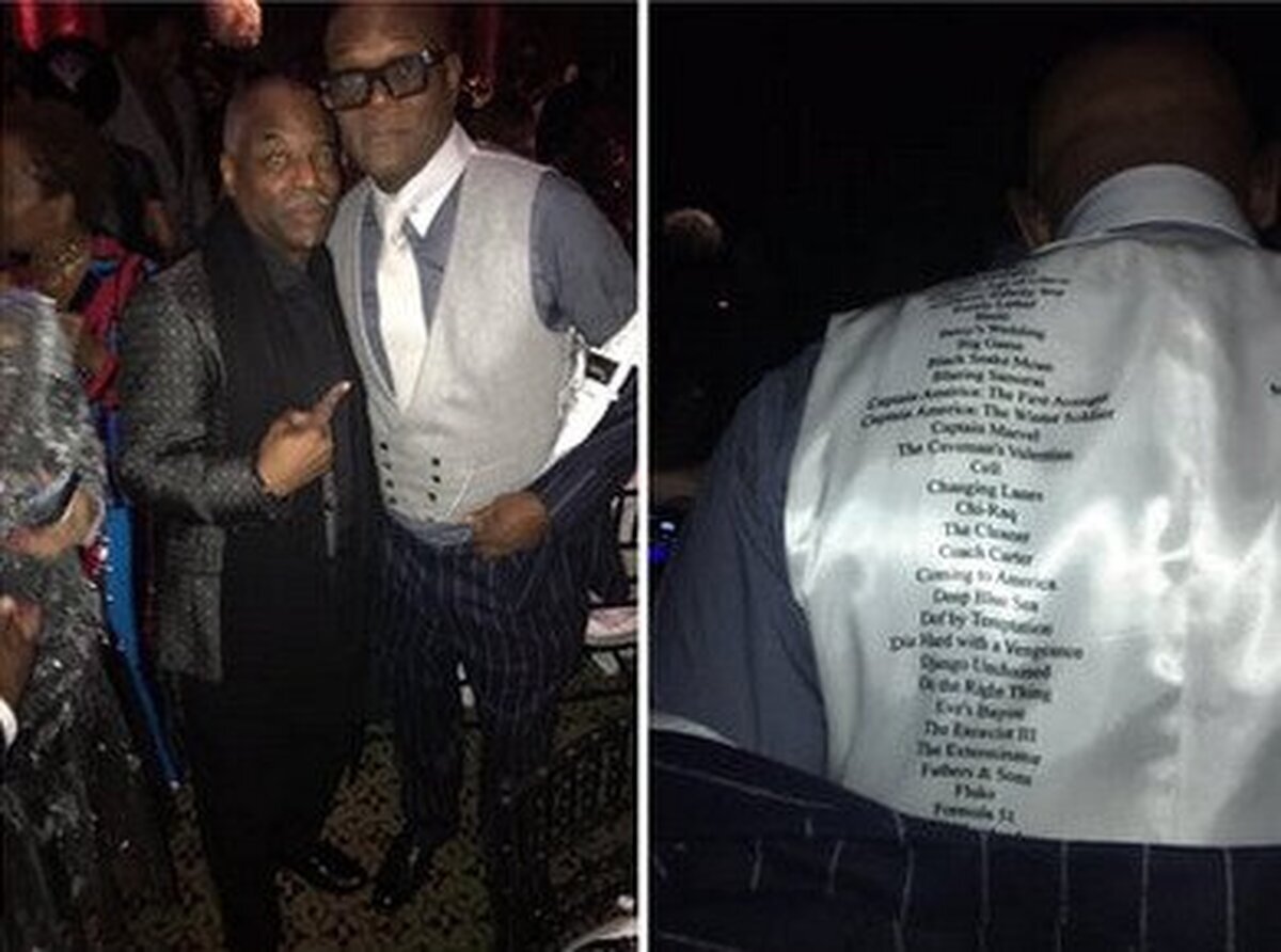 Samuel L. Jackson celebra su cumpleañis con una chaleco y una lista de todas las películas en las que ha aparecido