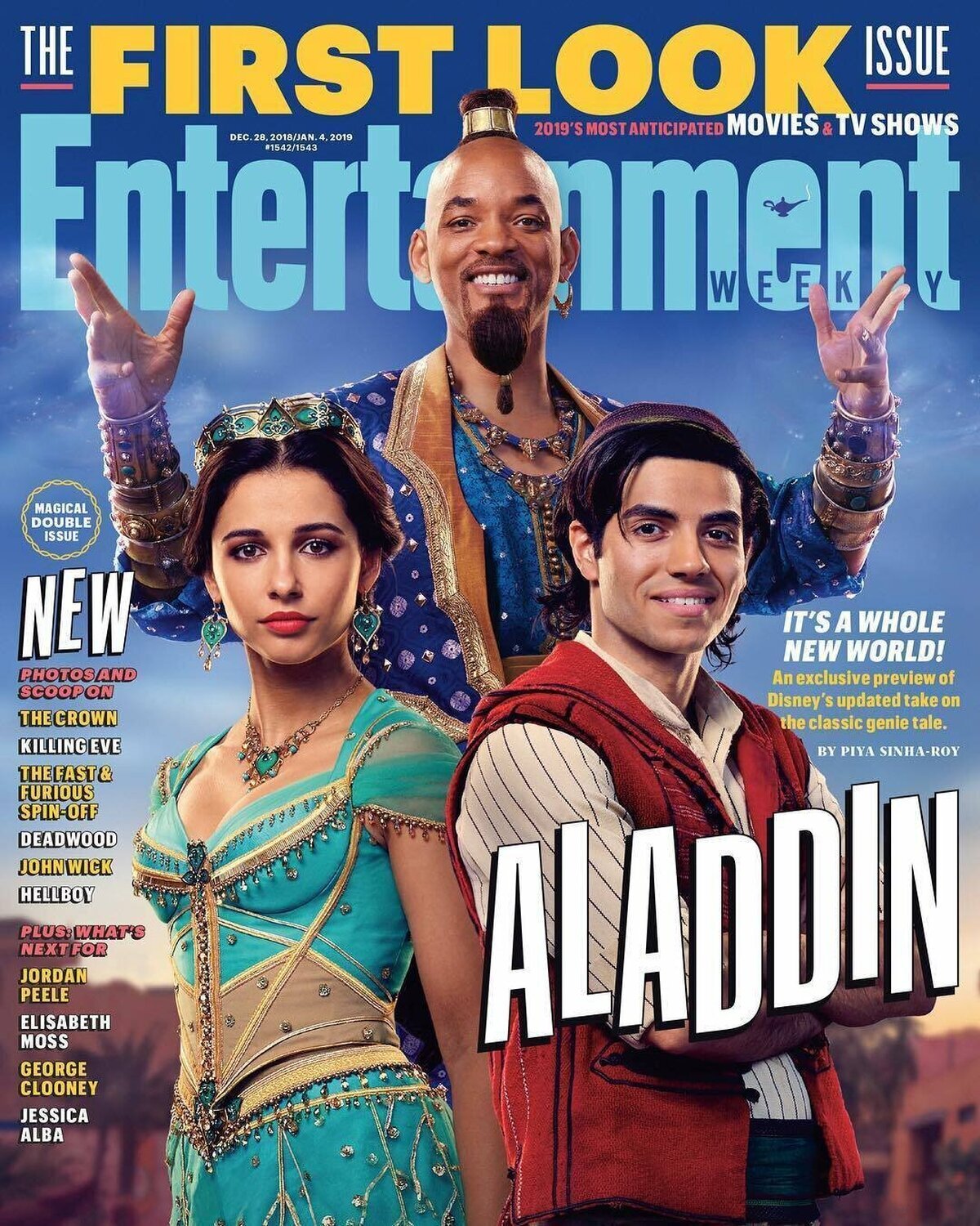 La primera imagen de Aladdin, Jasmine y el genio no deja a nadie indiferente, ¿qué opinas?