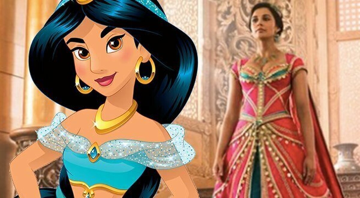 El nuevo aspecto de Jasmine en la película de Aladdin