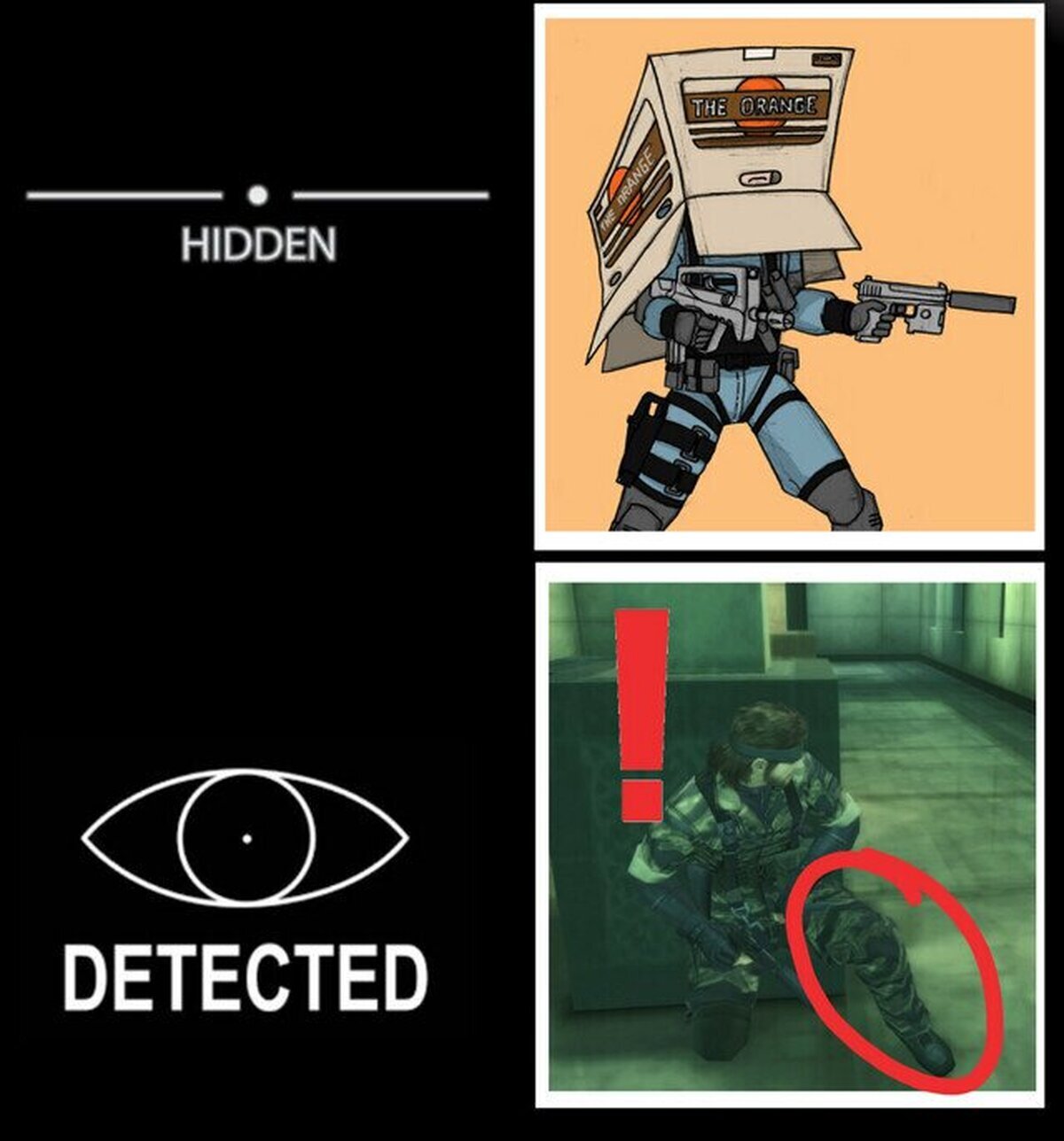 La lógica de los guardias de Metal Gear Solid 