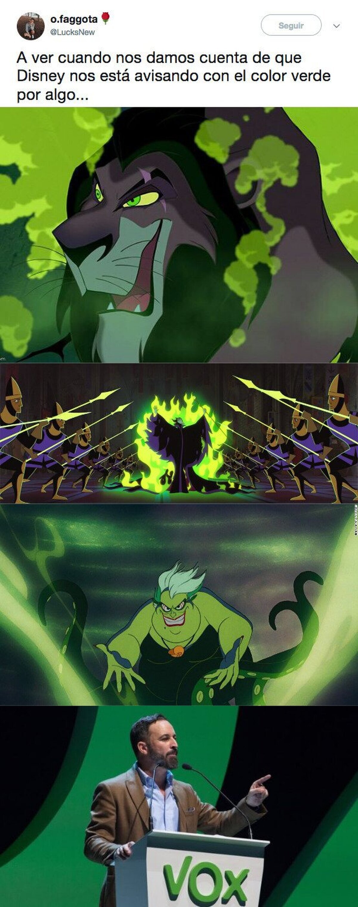 Disney nos advierte de las cosas verdes