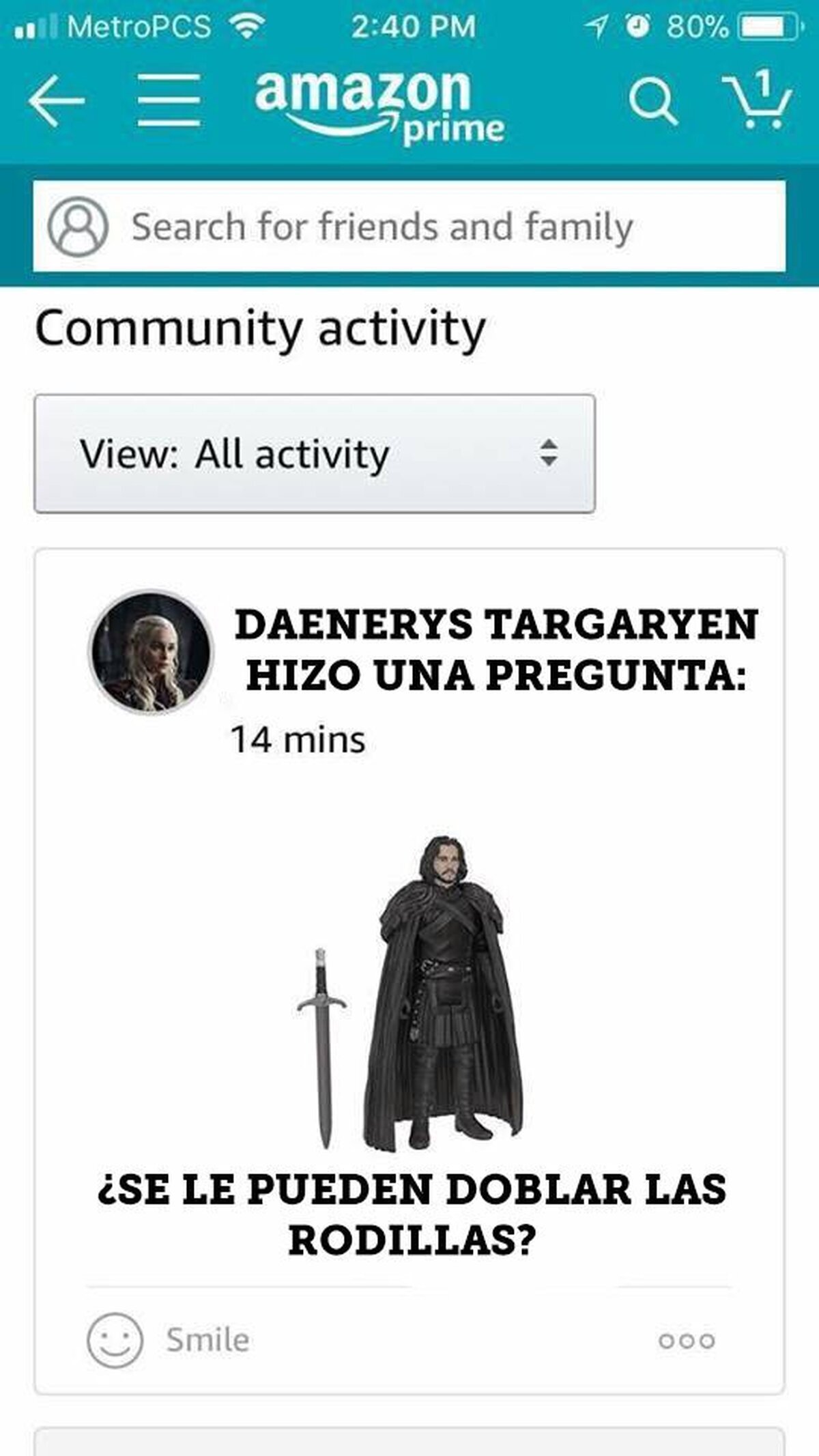 Daenerys solo tiene una cosa en la cabeza