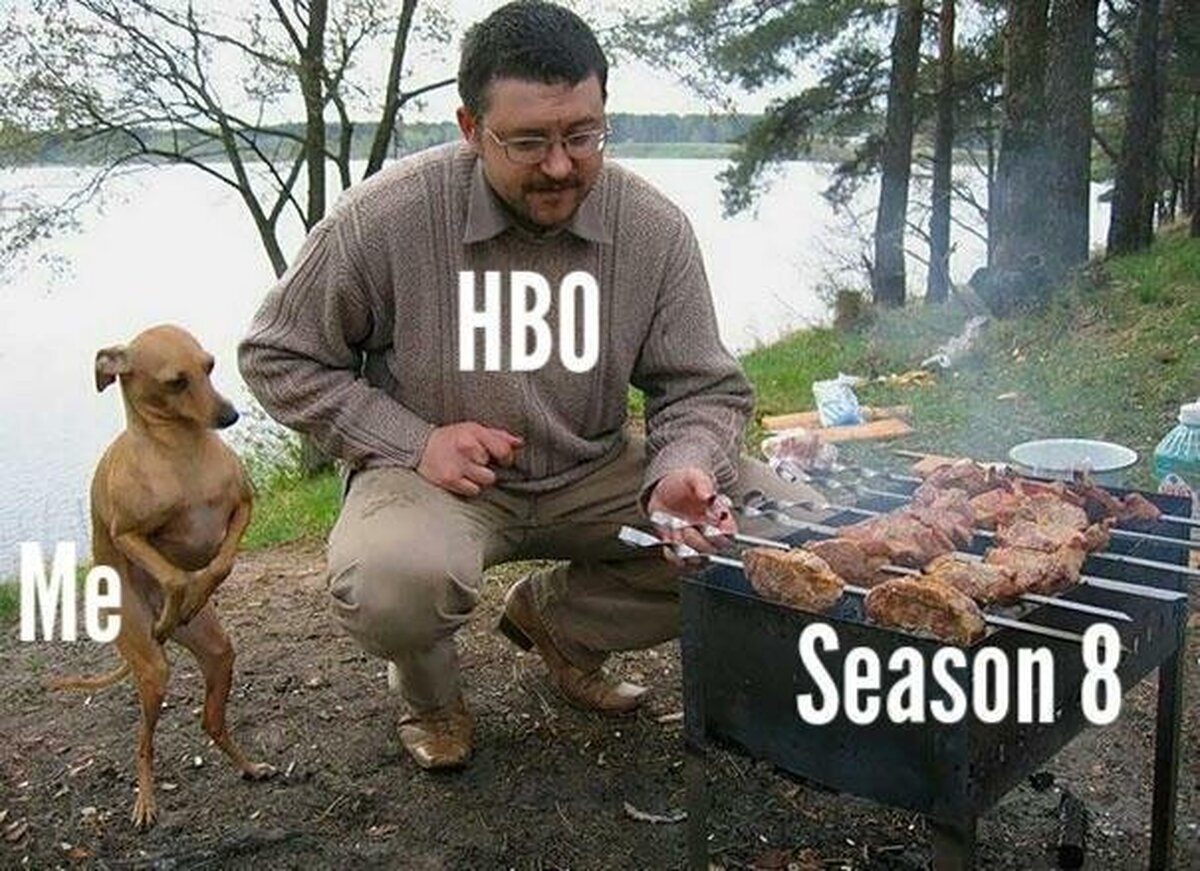 El perrete nos representa a todos esperando la última temporada