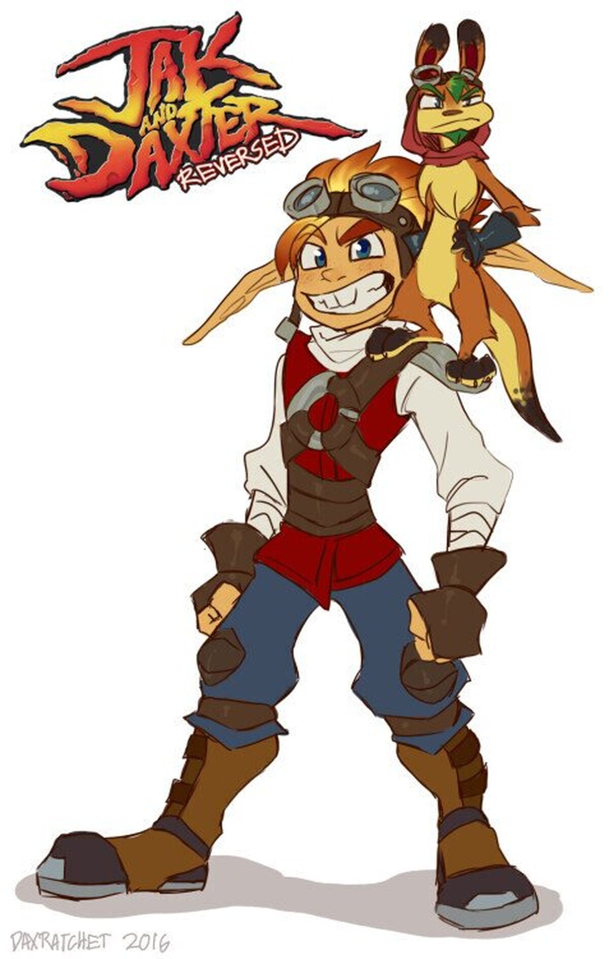 Si Jak y Daxter cambiaran los papeles