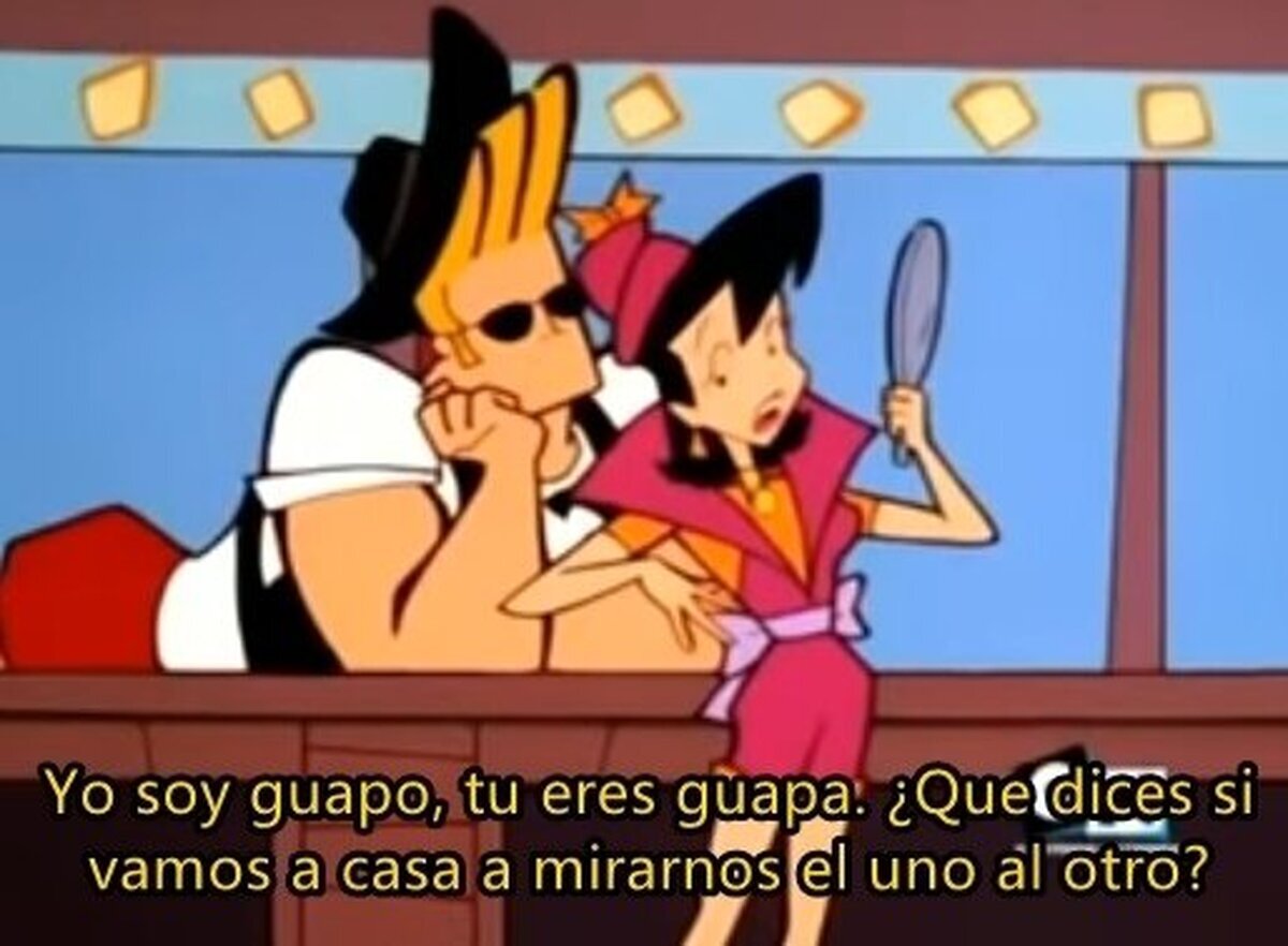 Quisiera tener la mitad de confianza en mí mismo que el maestro Johnny Bravo