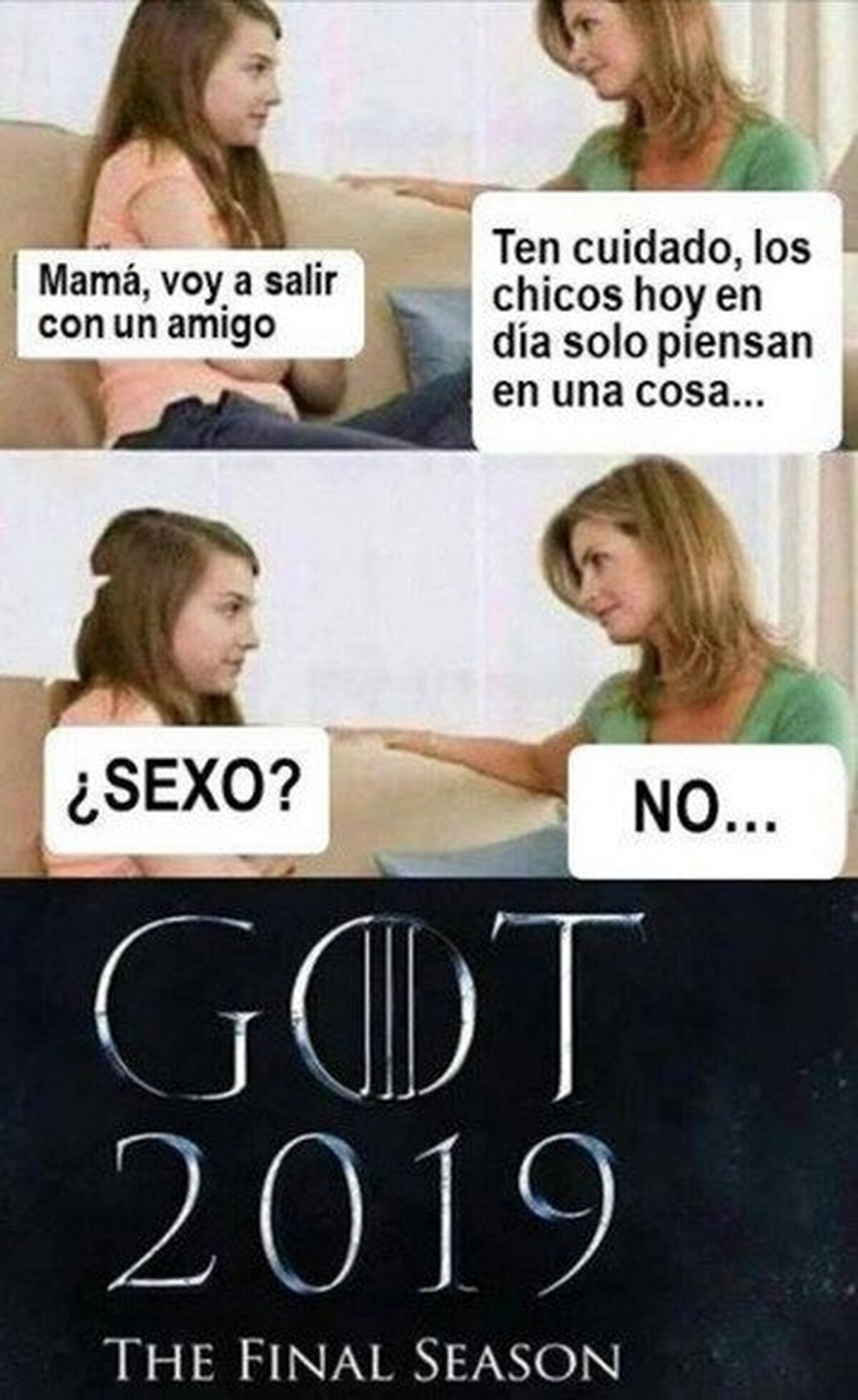 Solo piensan en lo mismo