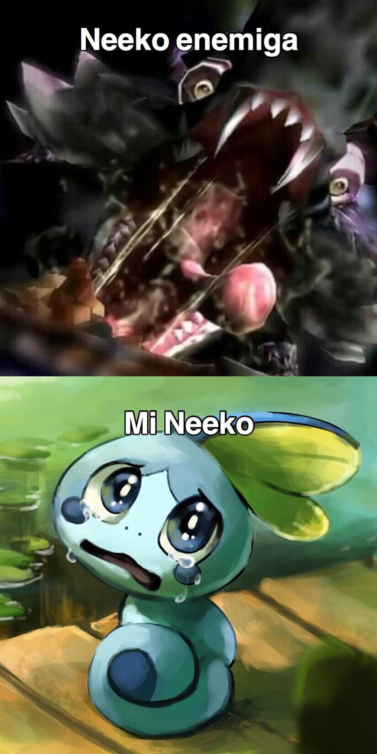 Triste realidad maineando a Neeko