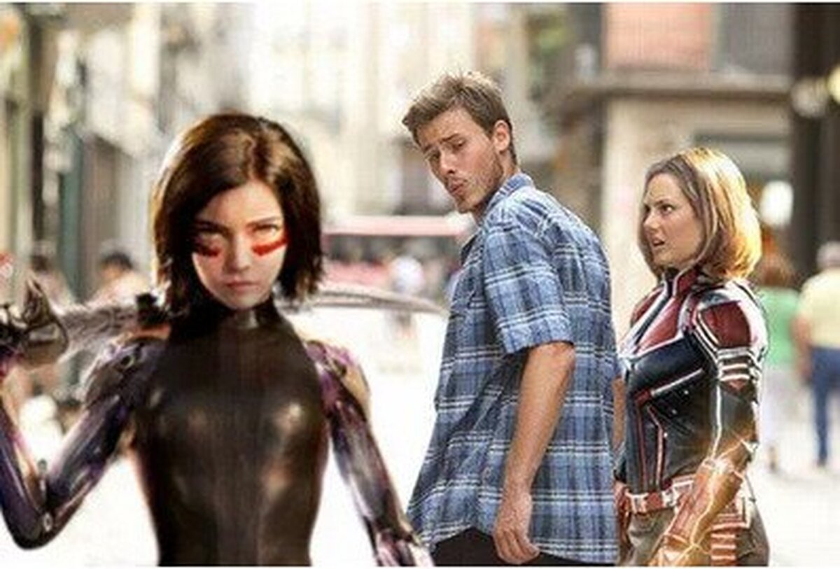 Creo que Captain Marvel está un poco celosa de Alita