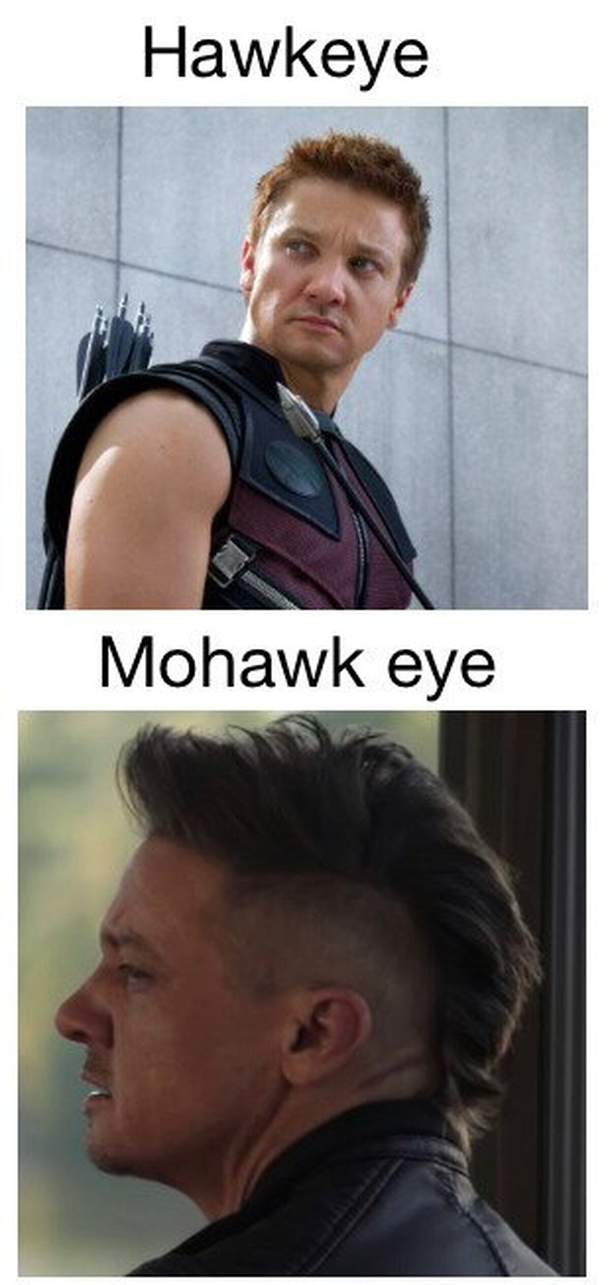 Ojo de halcón... Ojo de mohicano