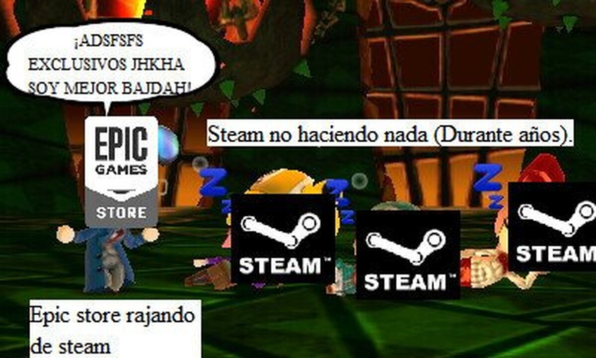 El mejor resumen de la “Guerra” entre Steam y Epic Store. 