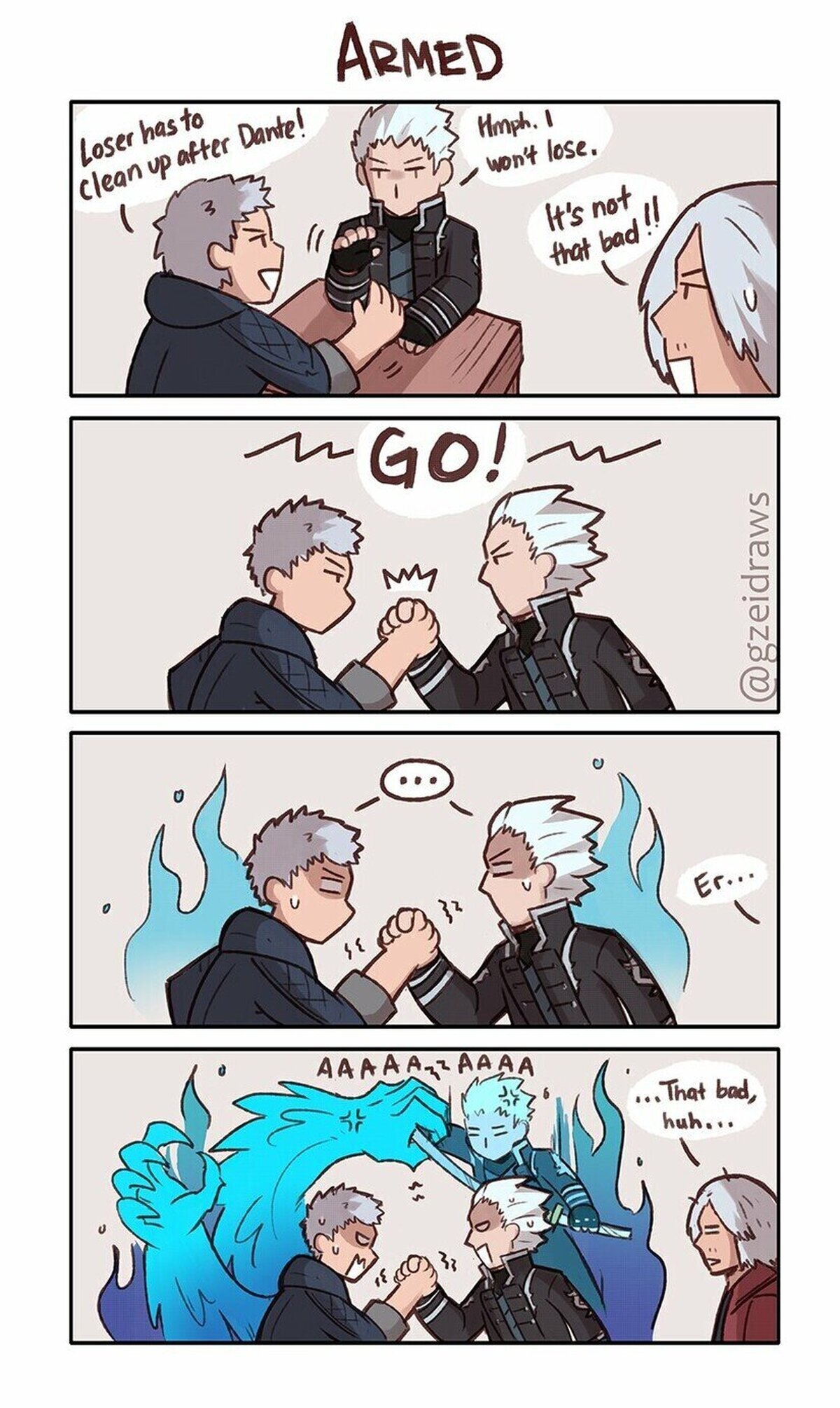 El castigo por perder es terrible... Por Gzeidraws
