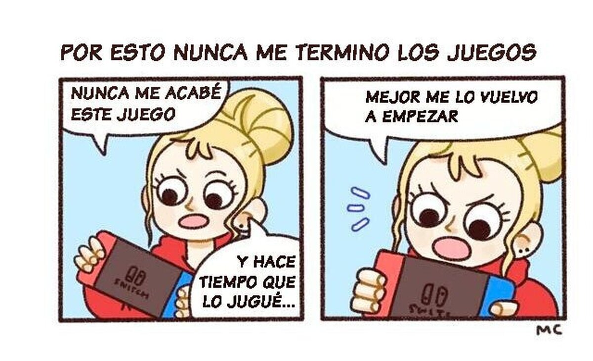 Tengo como 15 juegos a medio jugar por esto