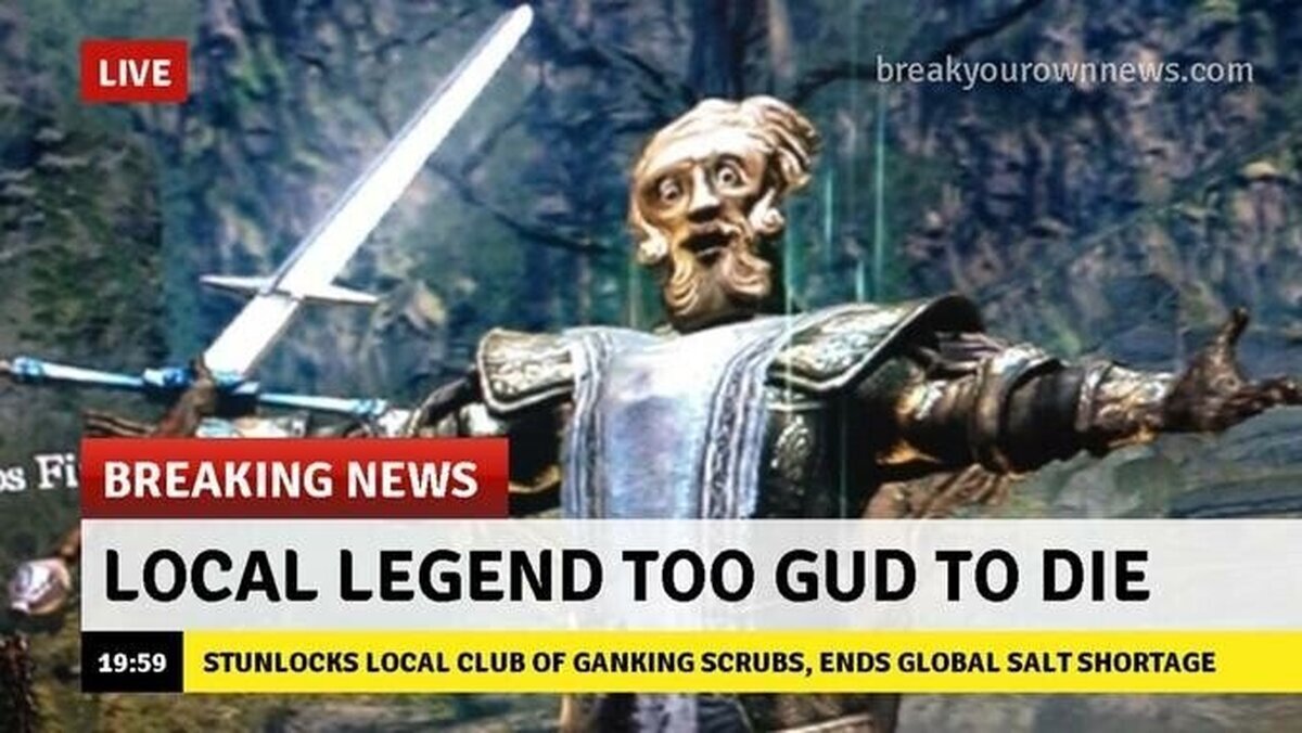 En noticias recientes, LA LEYENDA NUNCA MUERE.