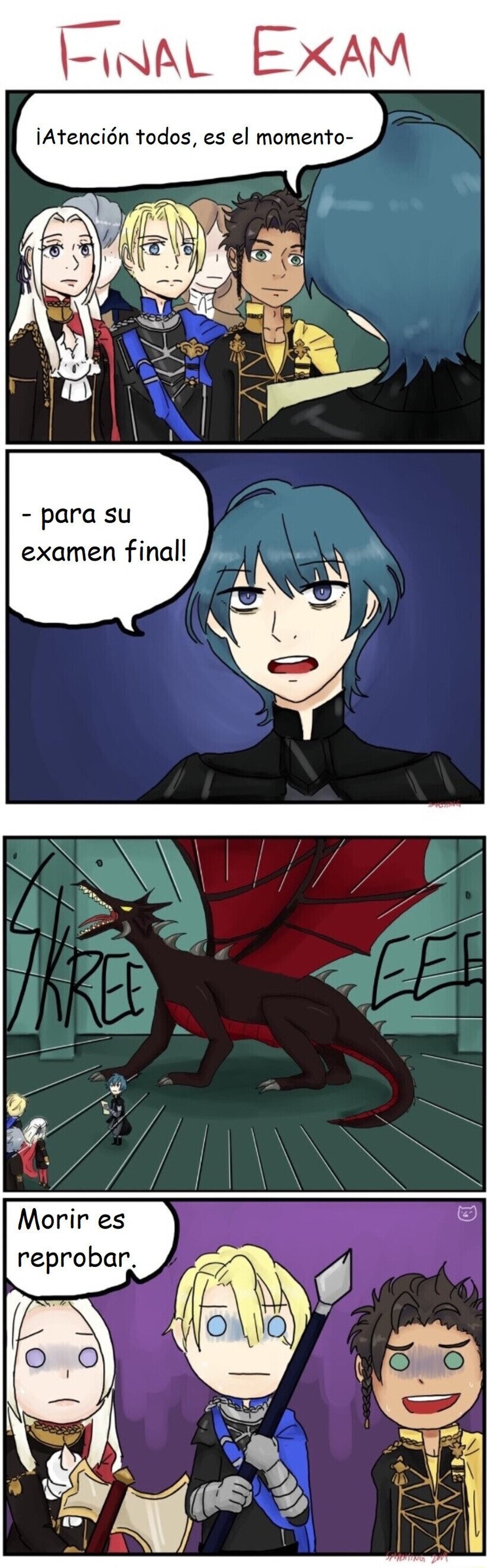 El examen final de FE: Three Houses