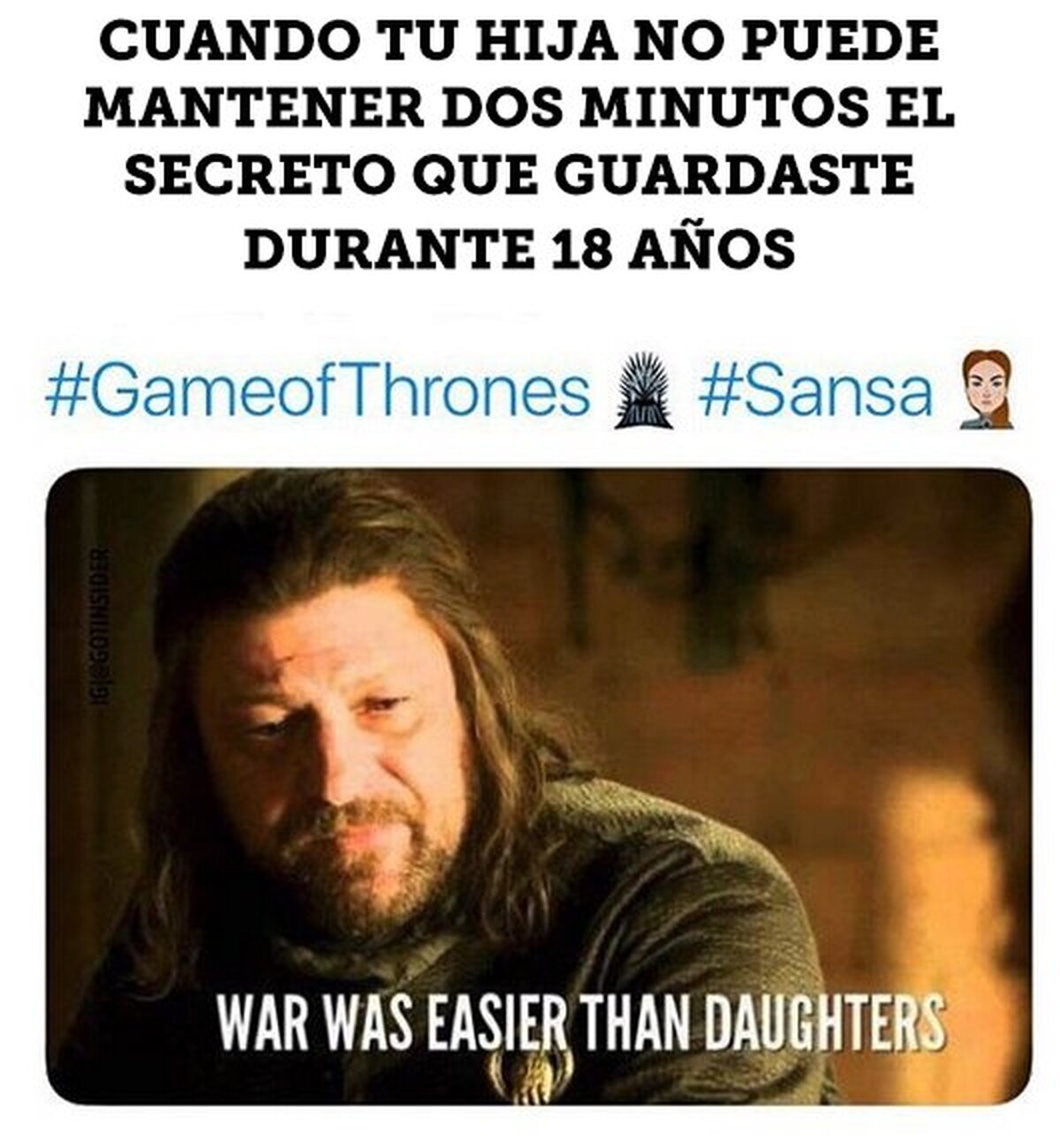 Ya te vale Sansa...