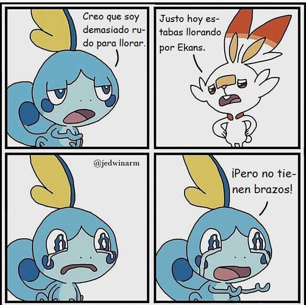 Sobble solo llora por lo verdaderamente imporante. Por jedwinarm