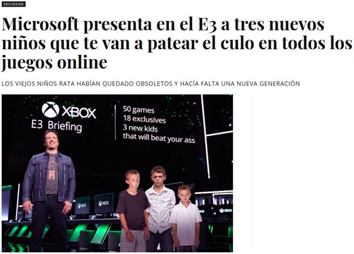Microsoft presenta en el E3 a tres nuevos niños que te van a patear el culo en todos los juegos onli