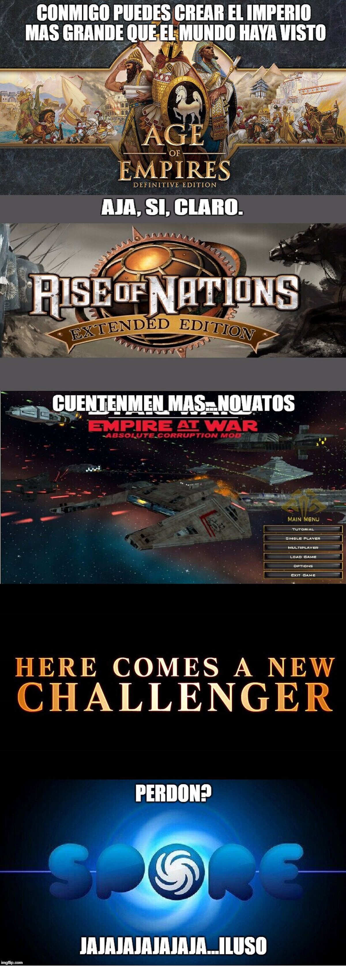 En cuestiones de imperios, nadie le gana a él...