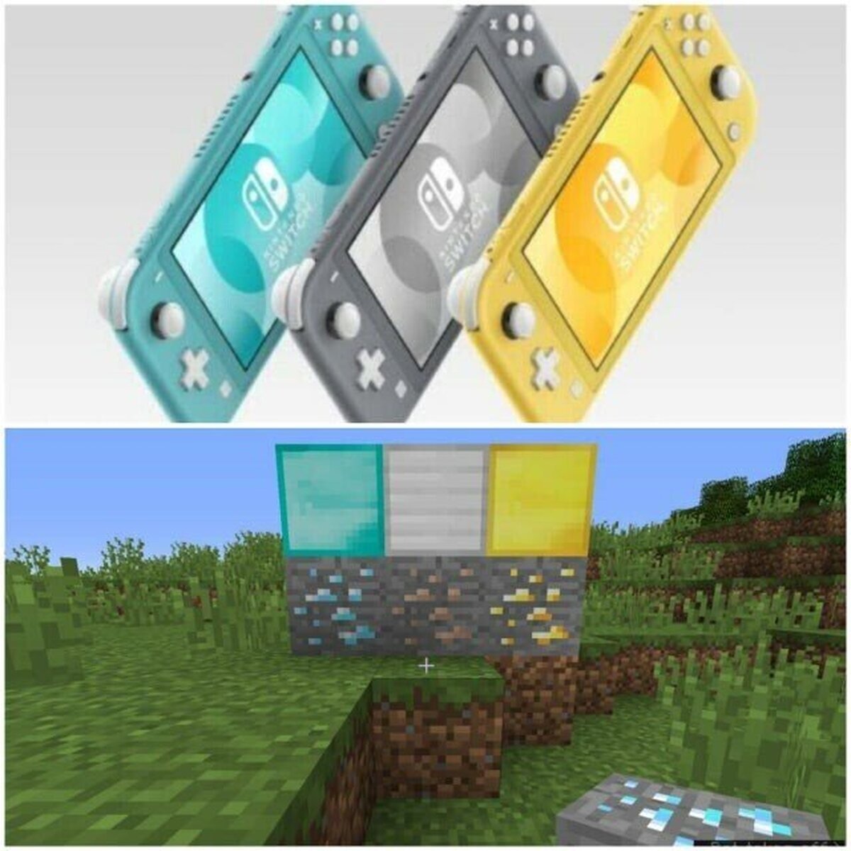 Los colores de Switch Lite ya están en Minecraft 
