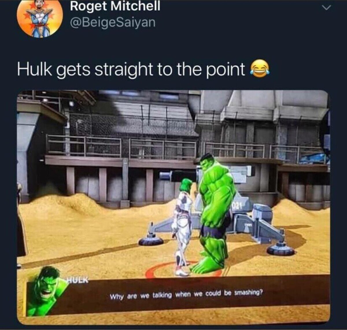 Hulk no pierde el tiempo