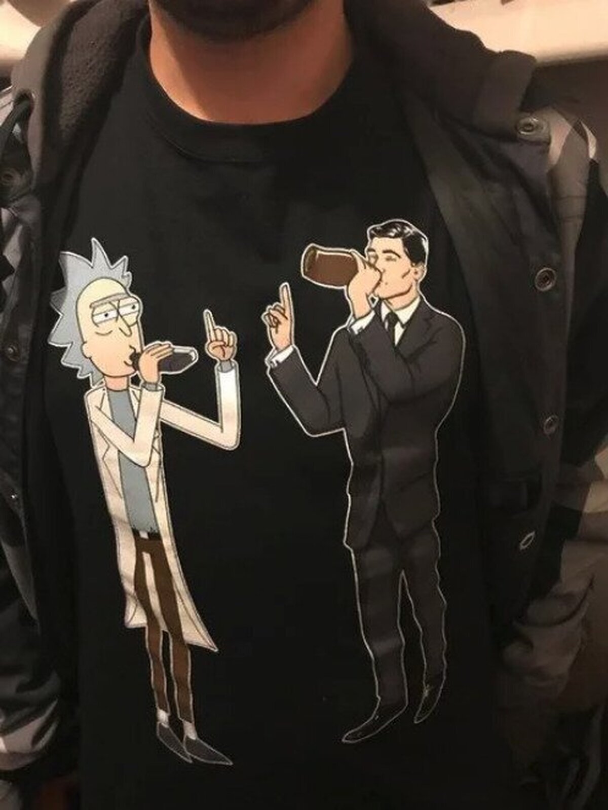 ¿Quién ganaría en un pique a beber entre Rick y Archer?