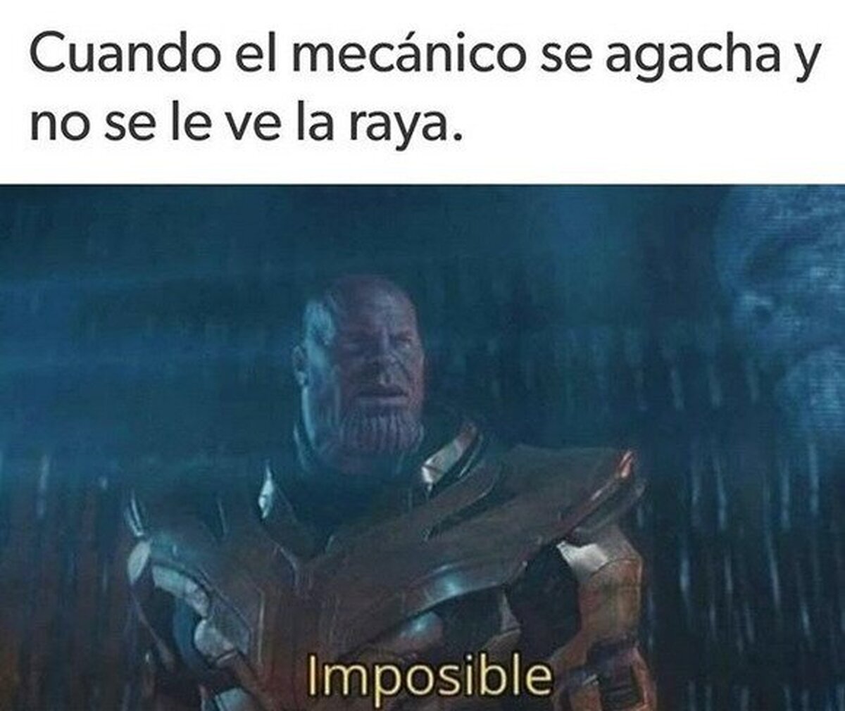 Entonces seguro que no es mecánico