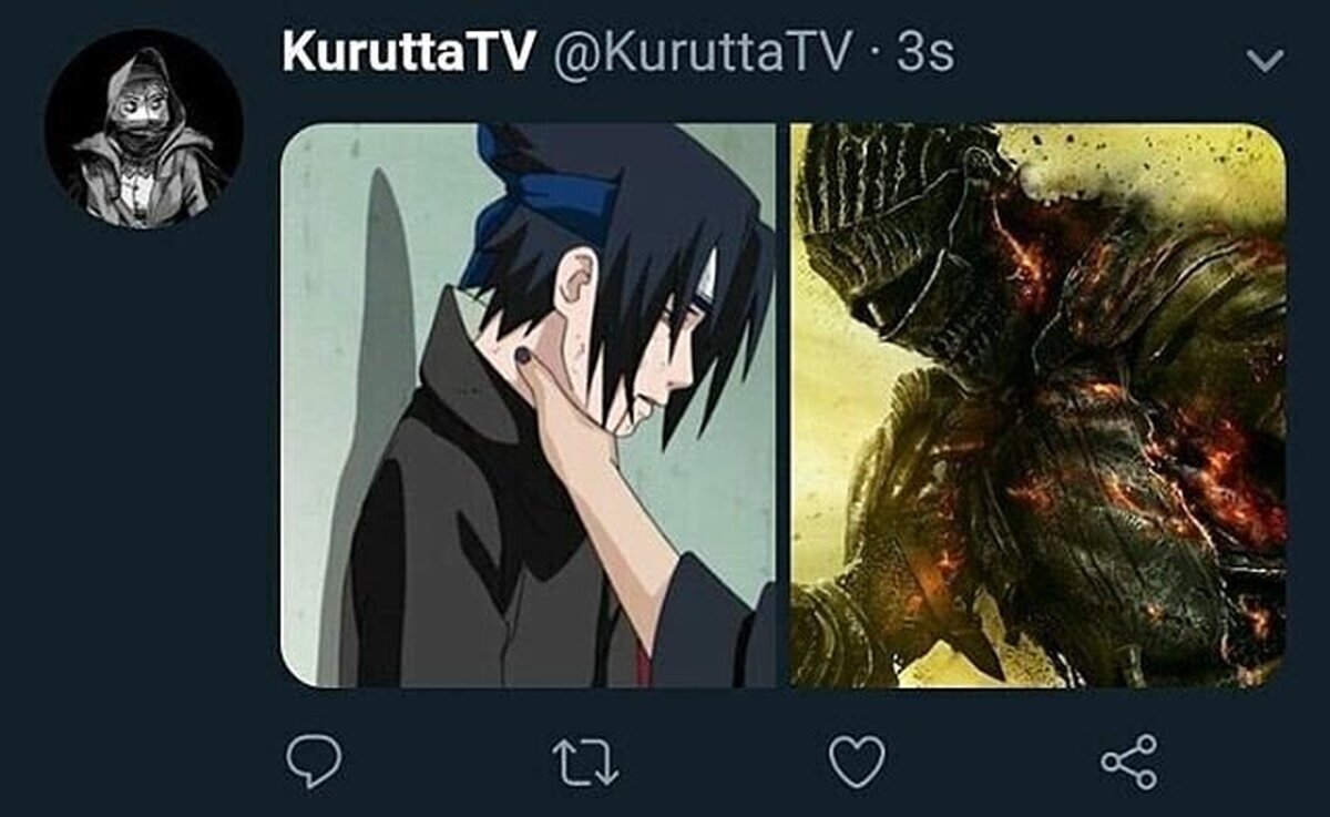 Nada mal, Sasuke, me hiciste usar el 10% de mi poder.