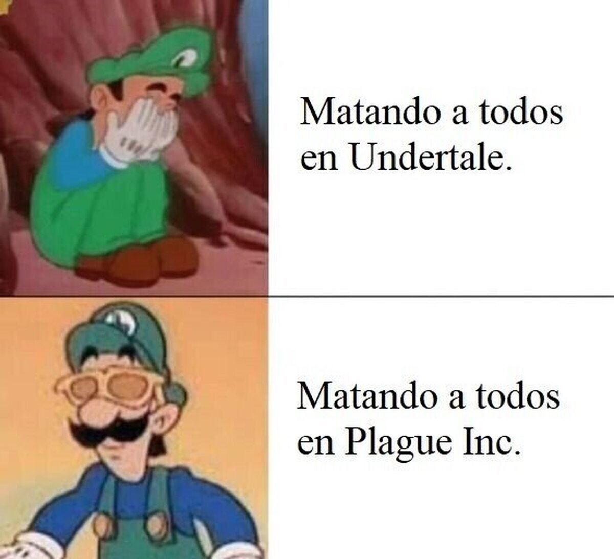 Depresión y culpa VS Bacanal sobre cadáveres.