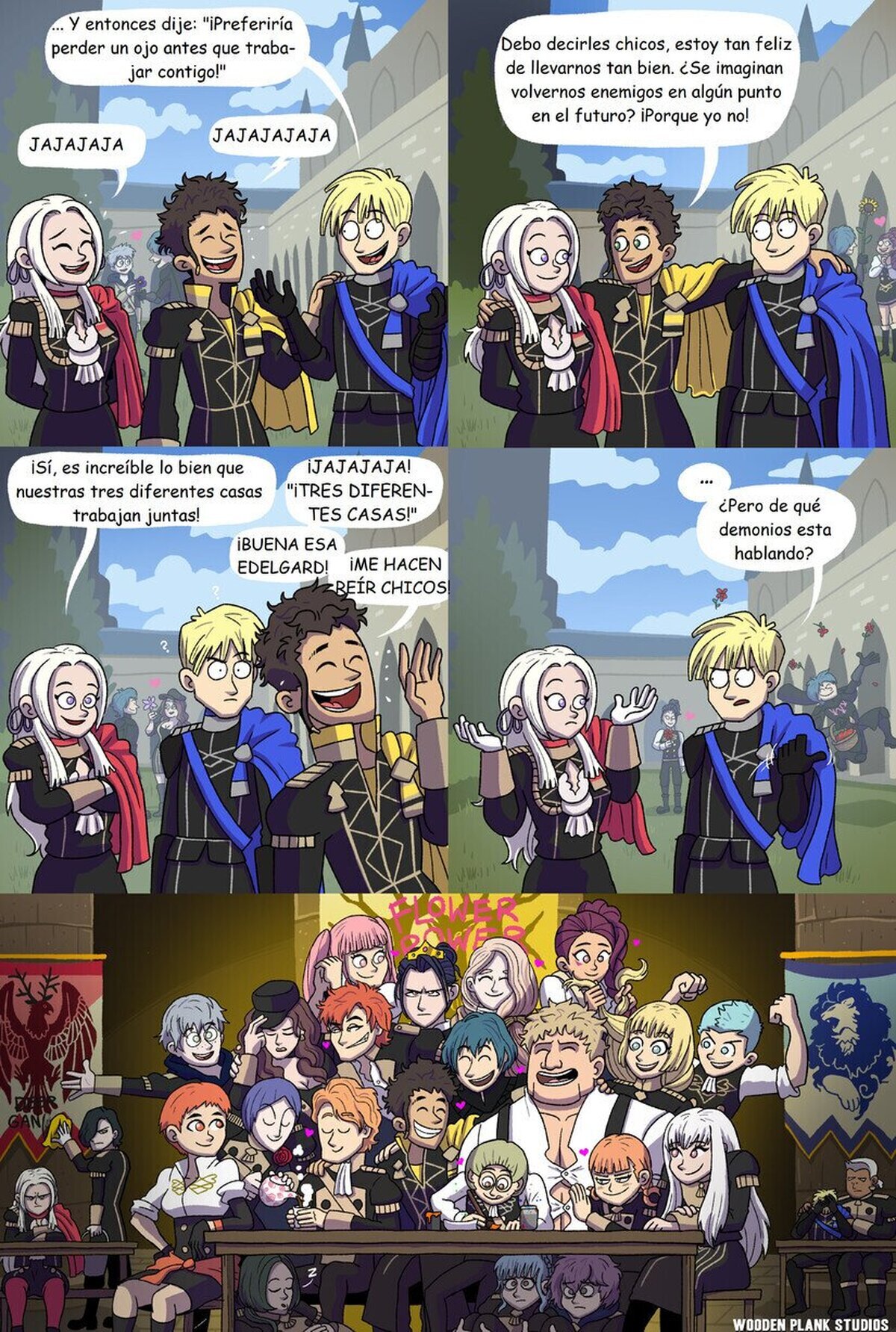 &iexcl;El poder floral! Por WoodenPlankStudios