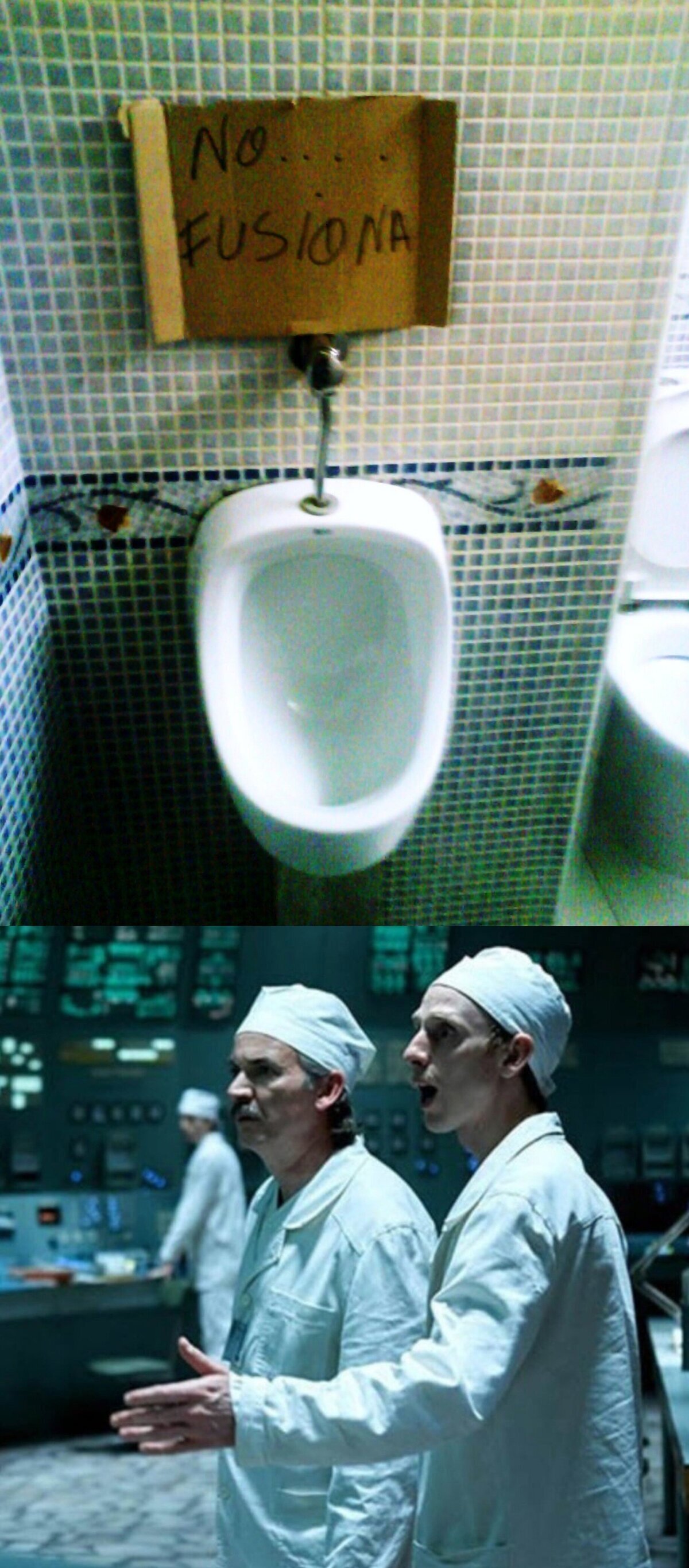 En realidad Chernobyl sí que fusionaba