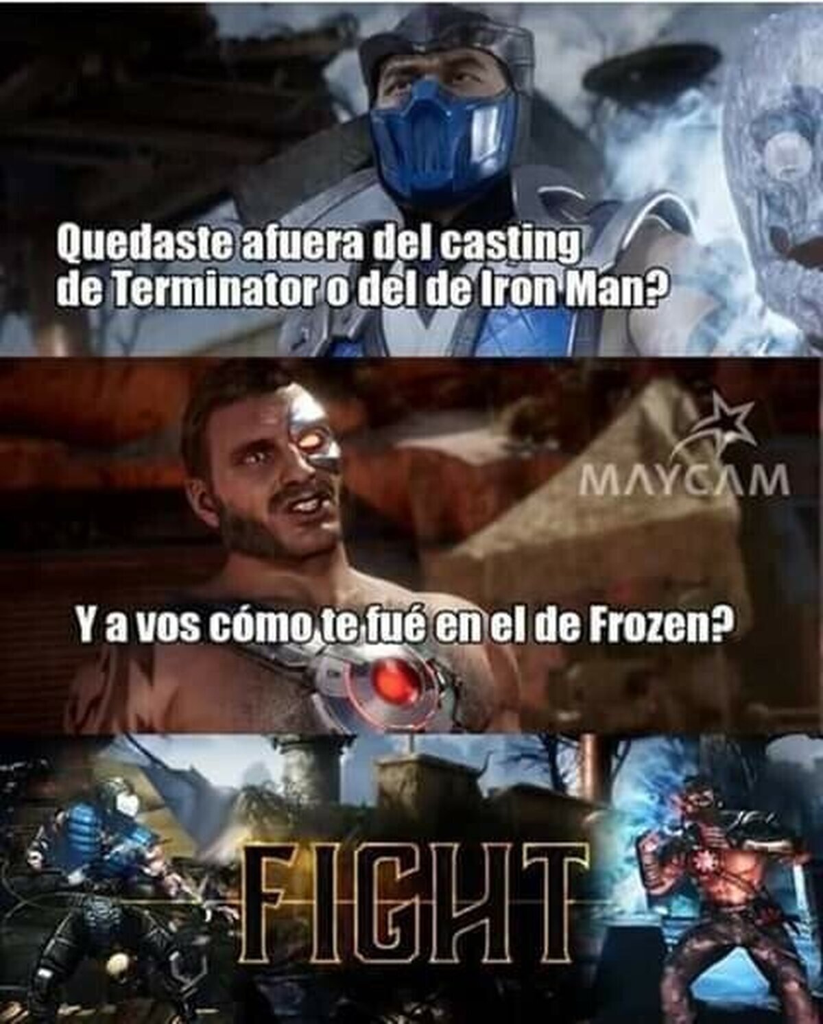 Y al final el Iron Man fue el que terminó entrando en el Mortal Combat