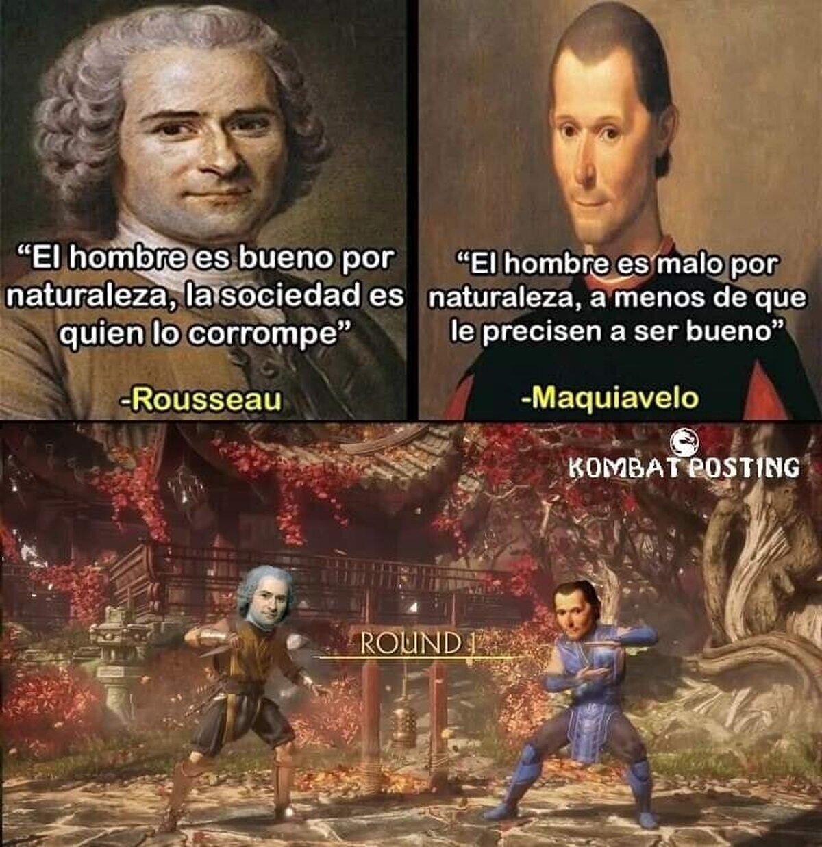 Bueno o malo solo se puede solucionar esto a los puños