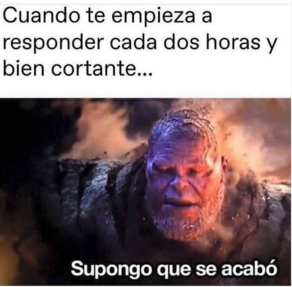 Pues nada, ya ha encontrado a otra persona