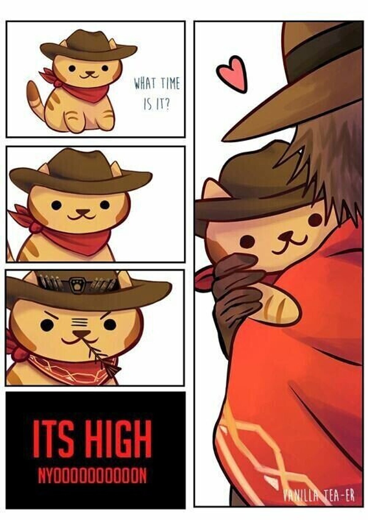 McCree encontró a su gato preferido