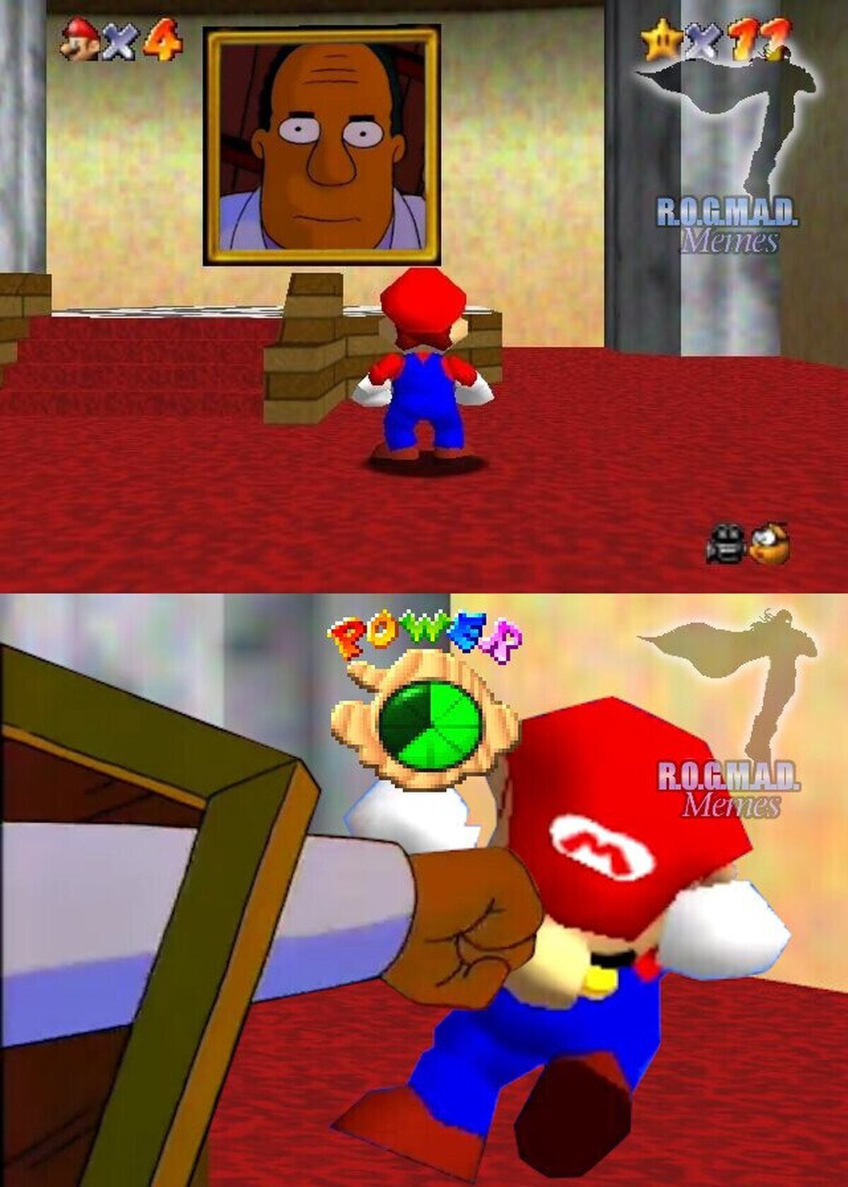 No te acerques a ese cuadro Mario