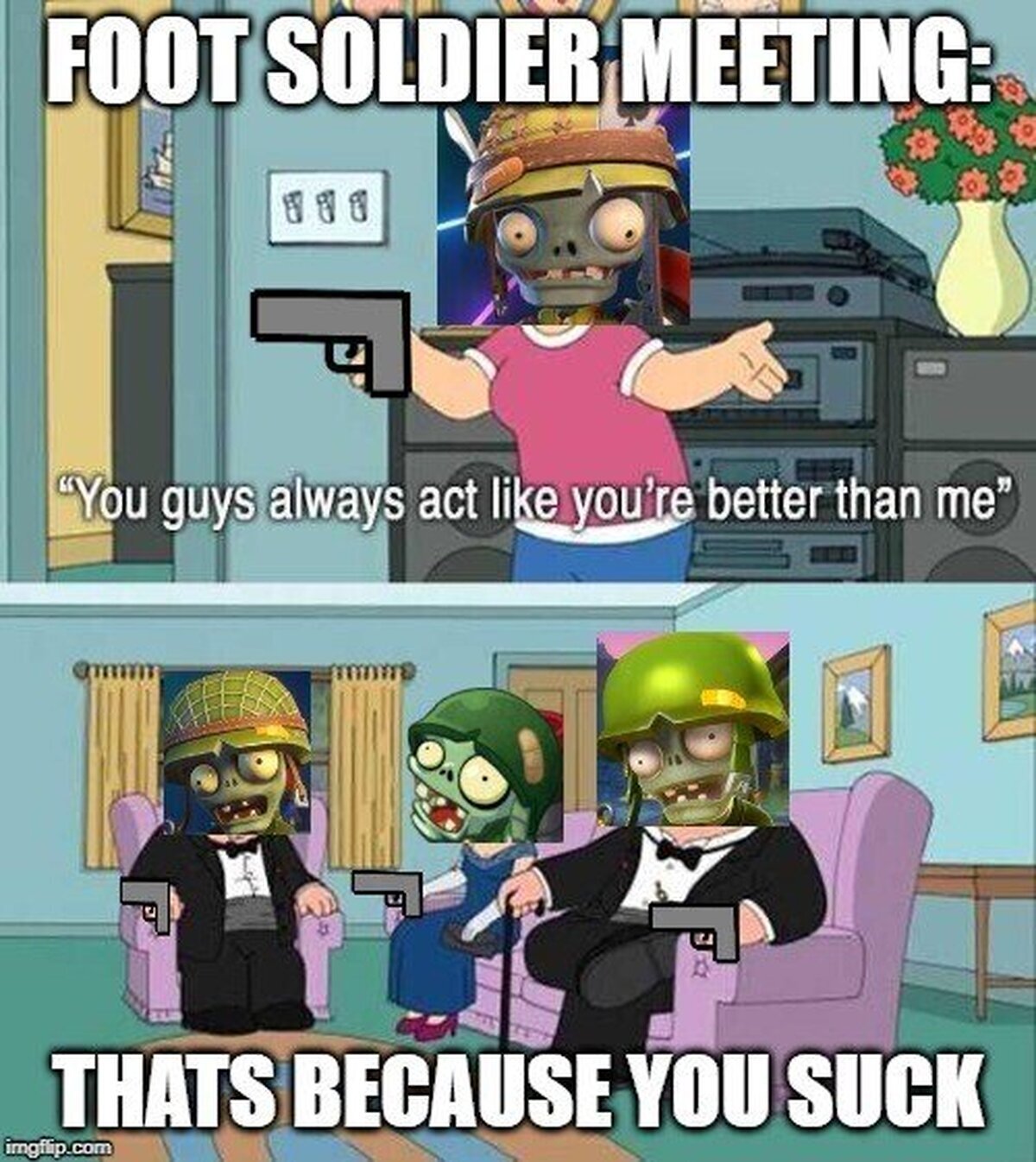 El soldado de pvz le fue mal con el rework