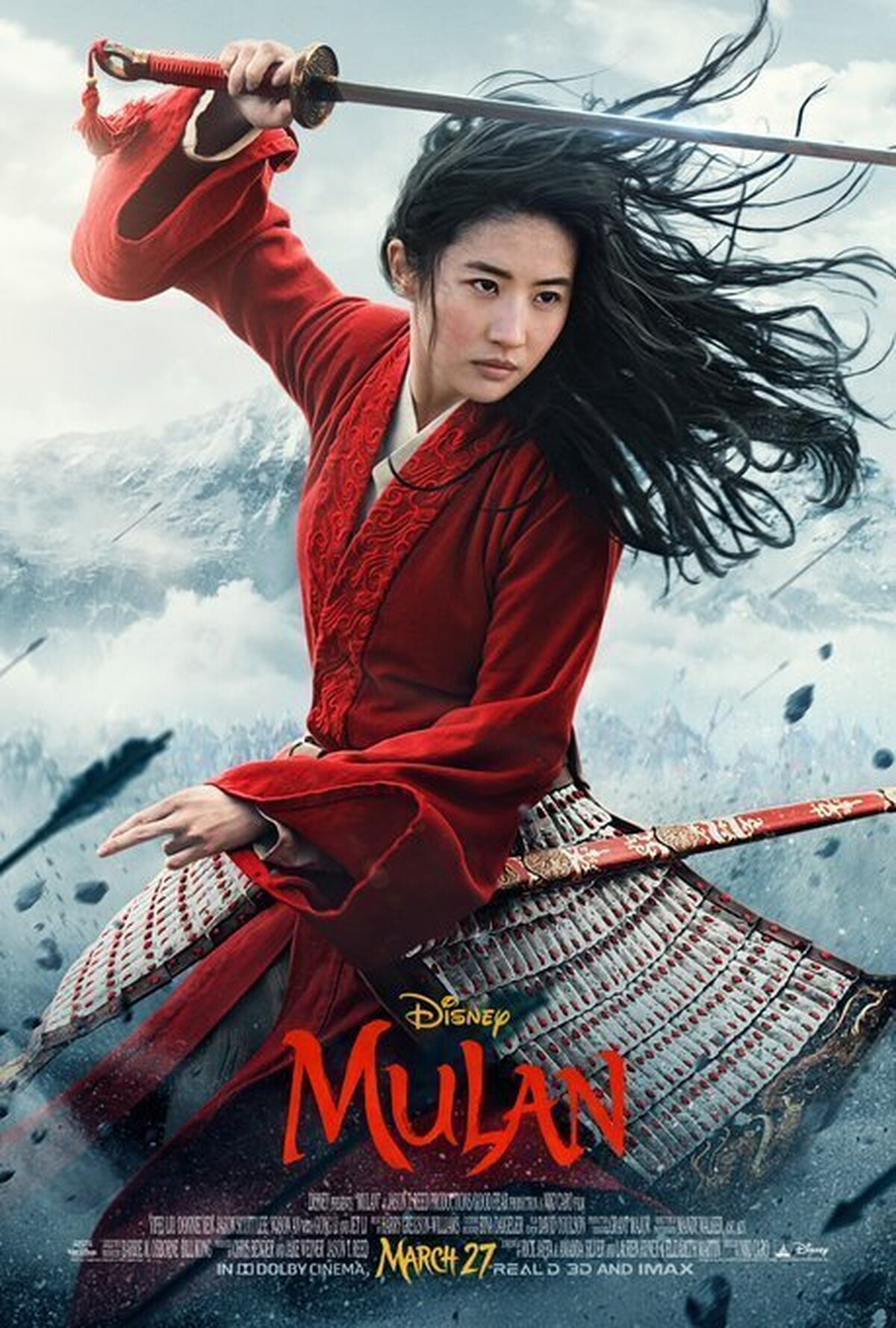 Primer póster oficial de Mulan ¿Qué te parece?