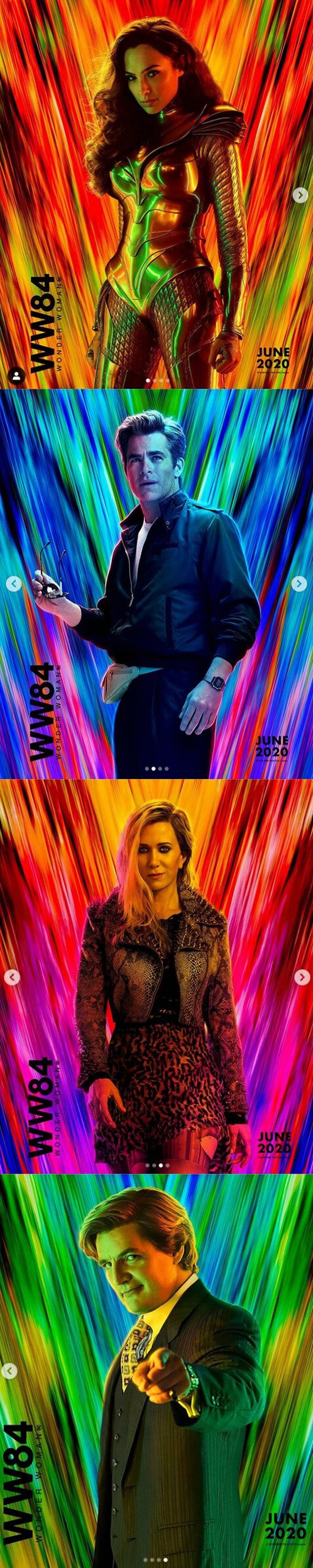 GALERÍA: Mira aquí los primeros pósters oficiales de la nueva peli de Wonderwoman