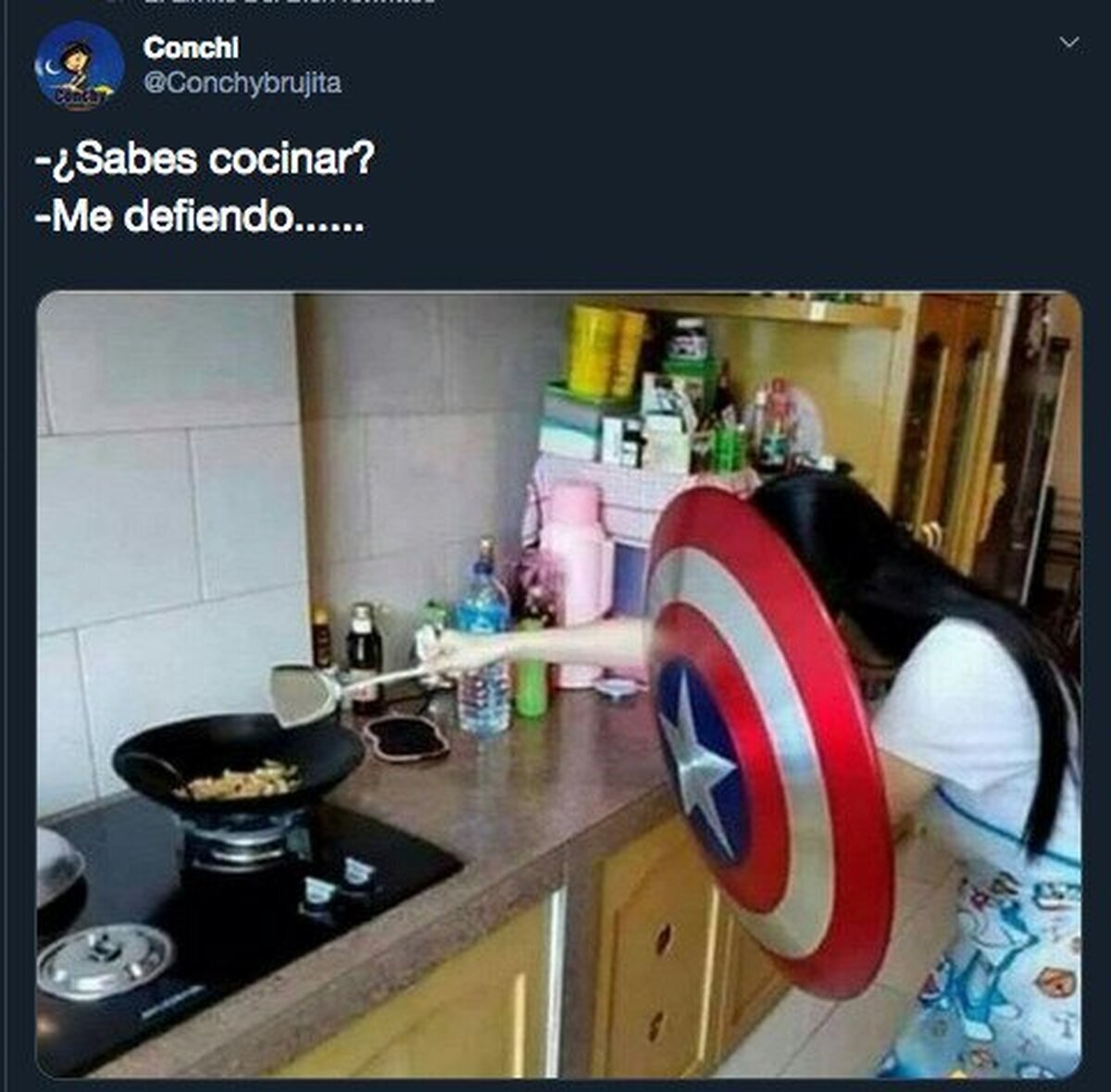 A veces cocinar da un poco de miedo
