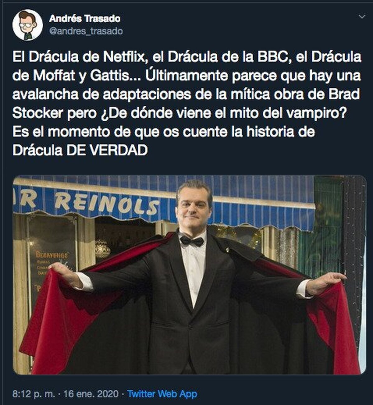 El único Drácula que tiene un lugar en mi corazón